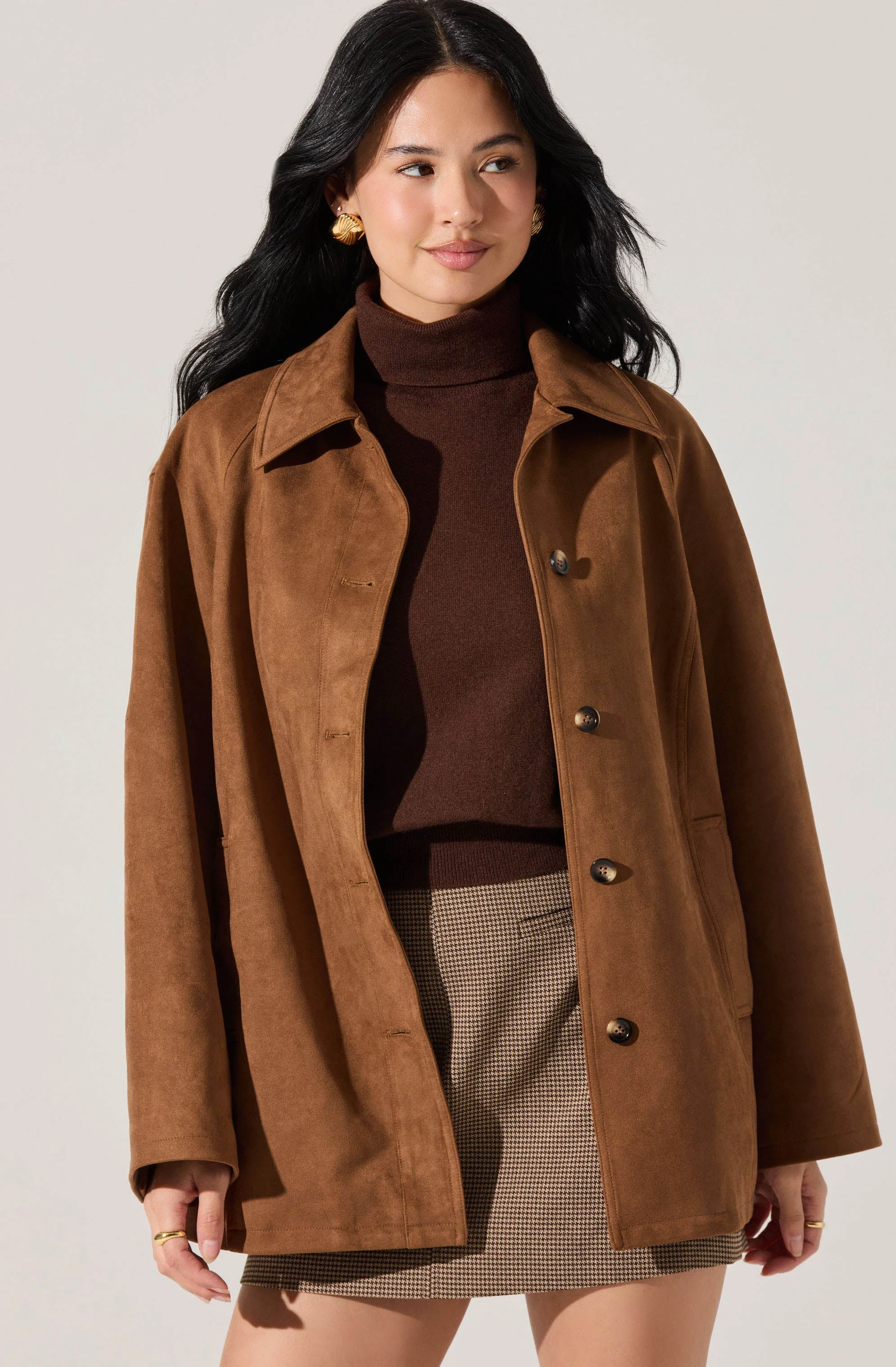 Presleigh Faux Suede Jacket
