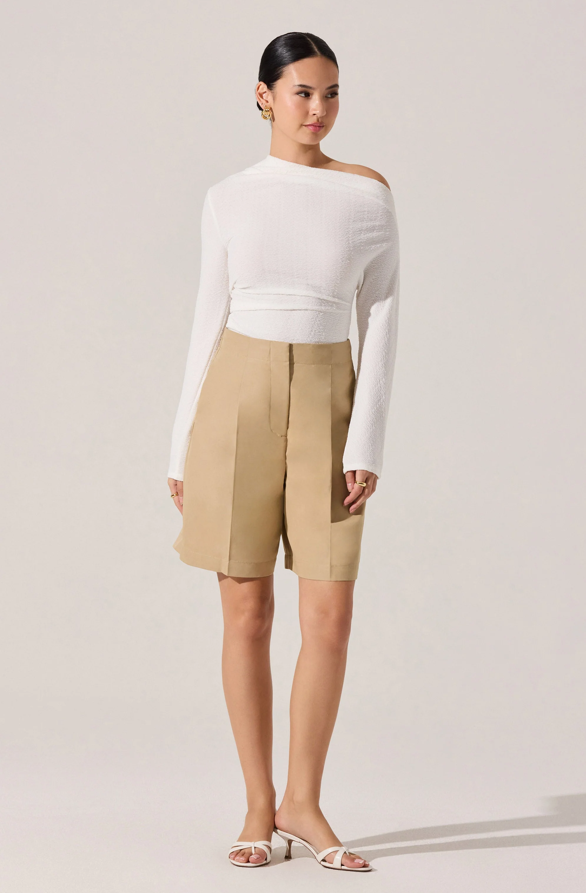 Textured Off Shoulder Top