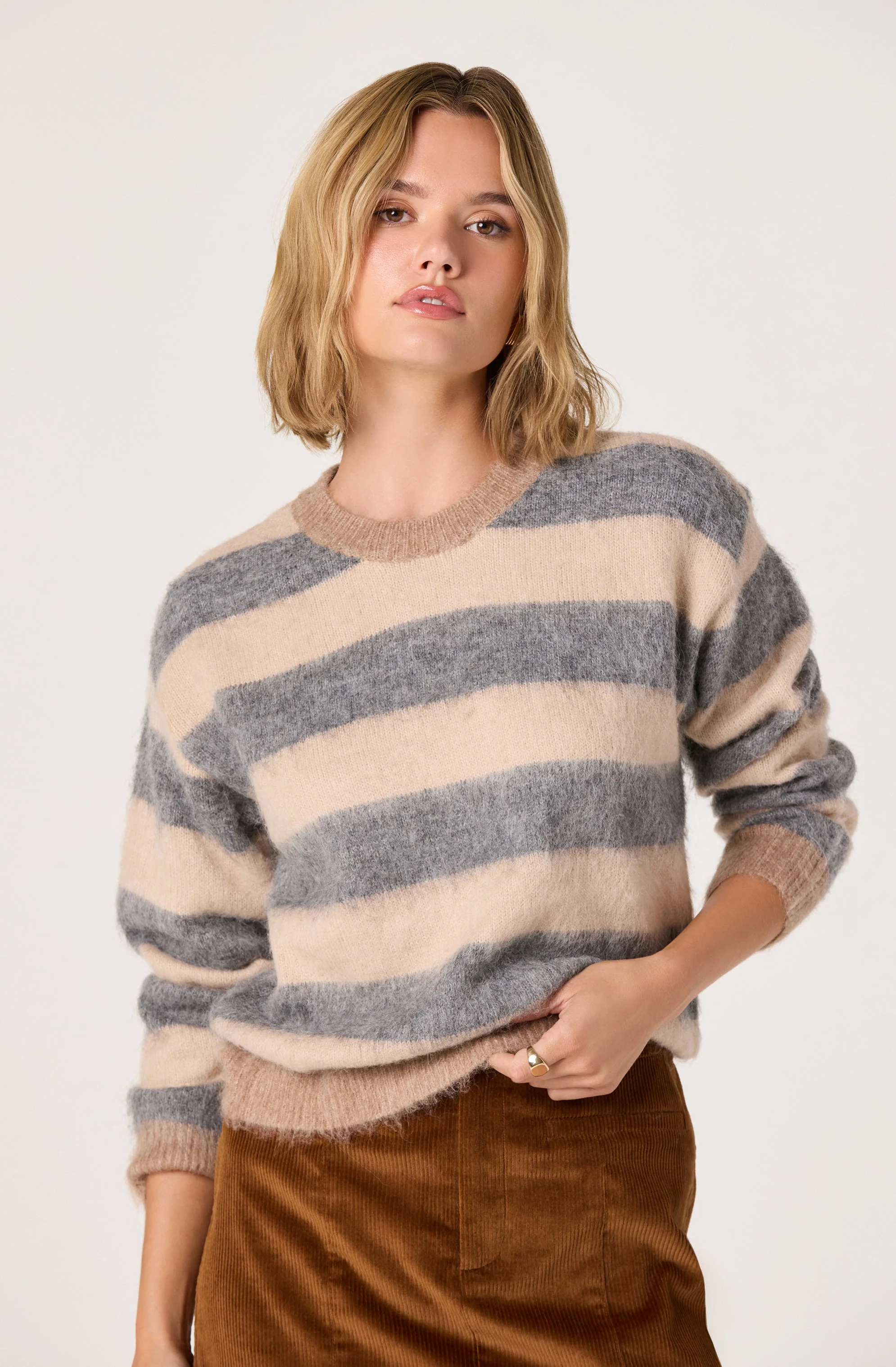 Striped Crewneck Sweater