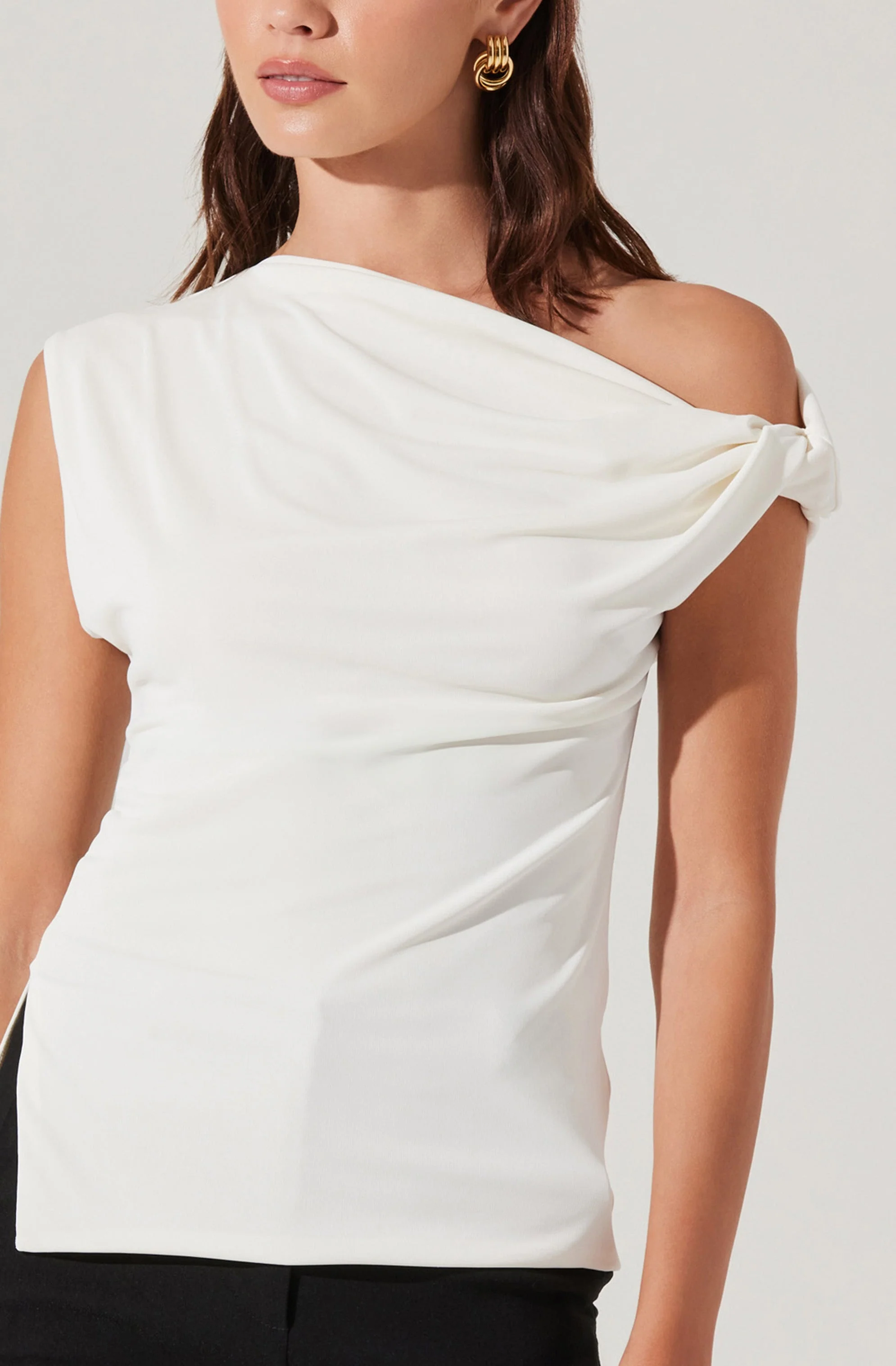 Aphra Twisted Off Shoulder Top