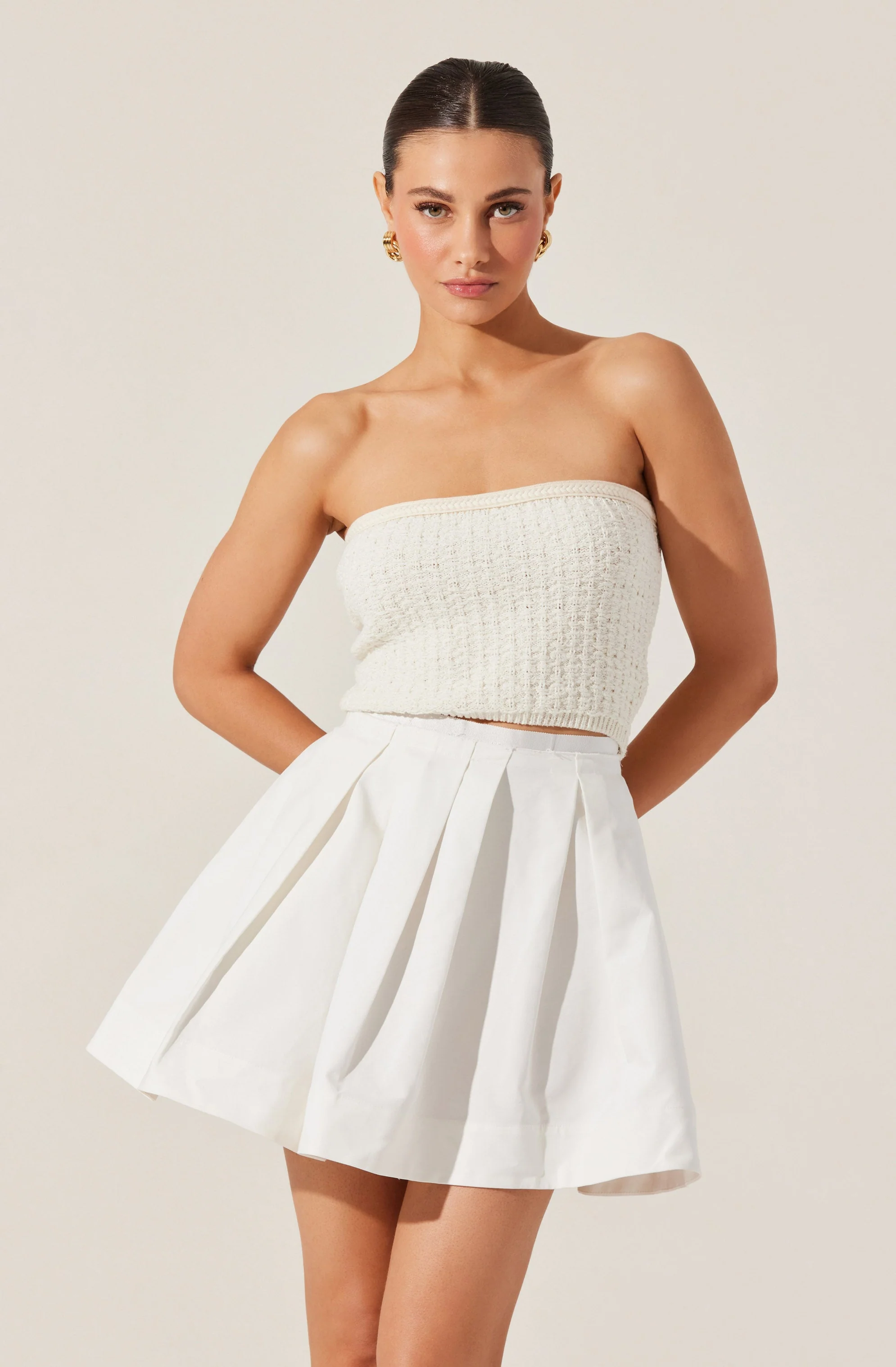 Antheia Pleated Mini Skirt