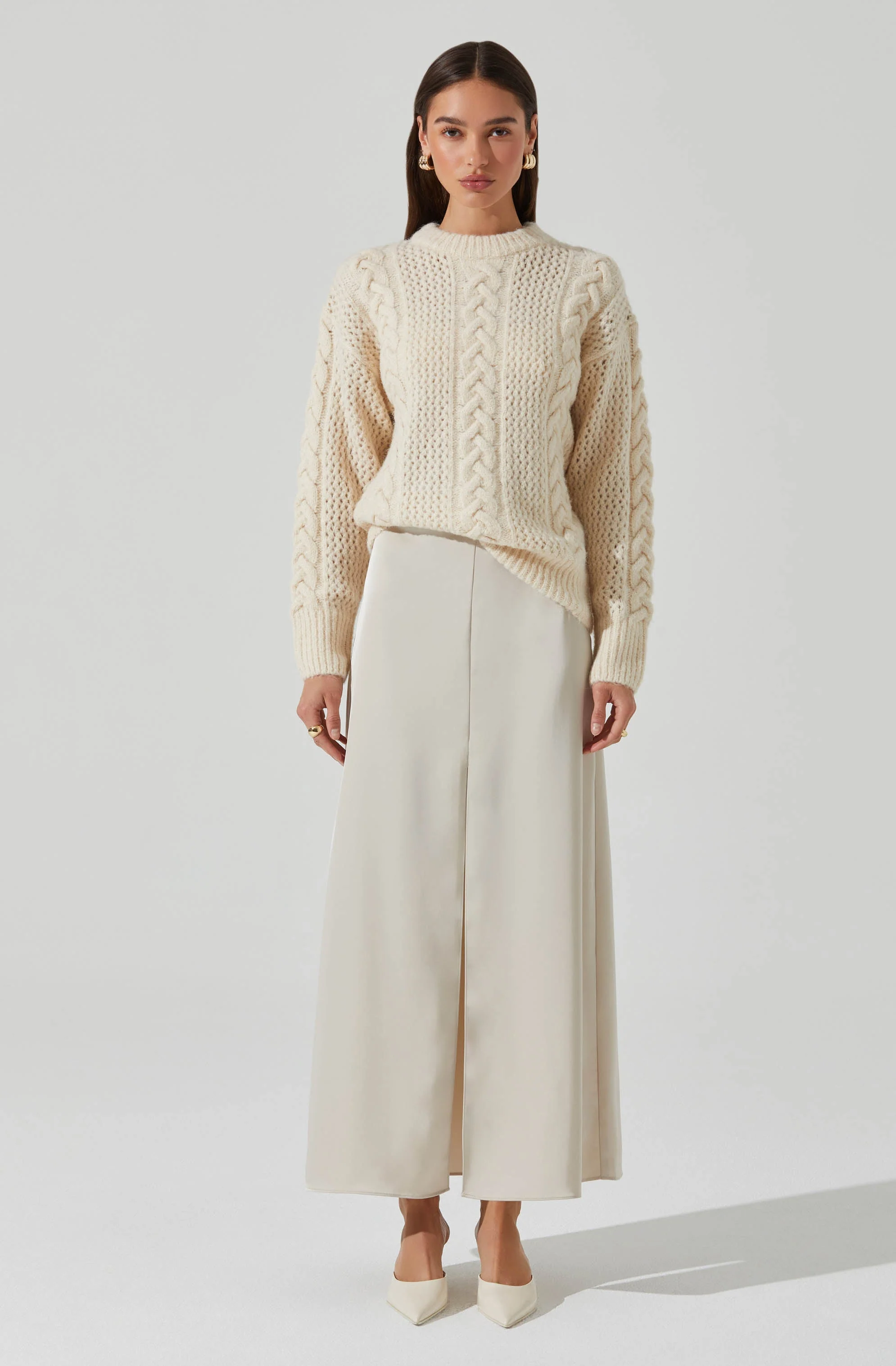 Lisbeth Cable Knit Sweater