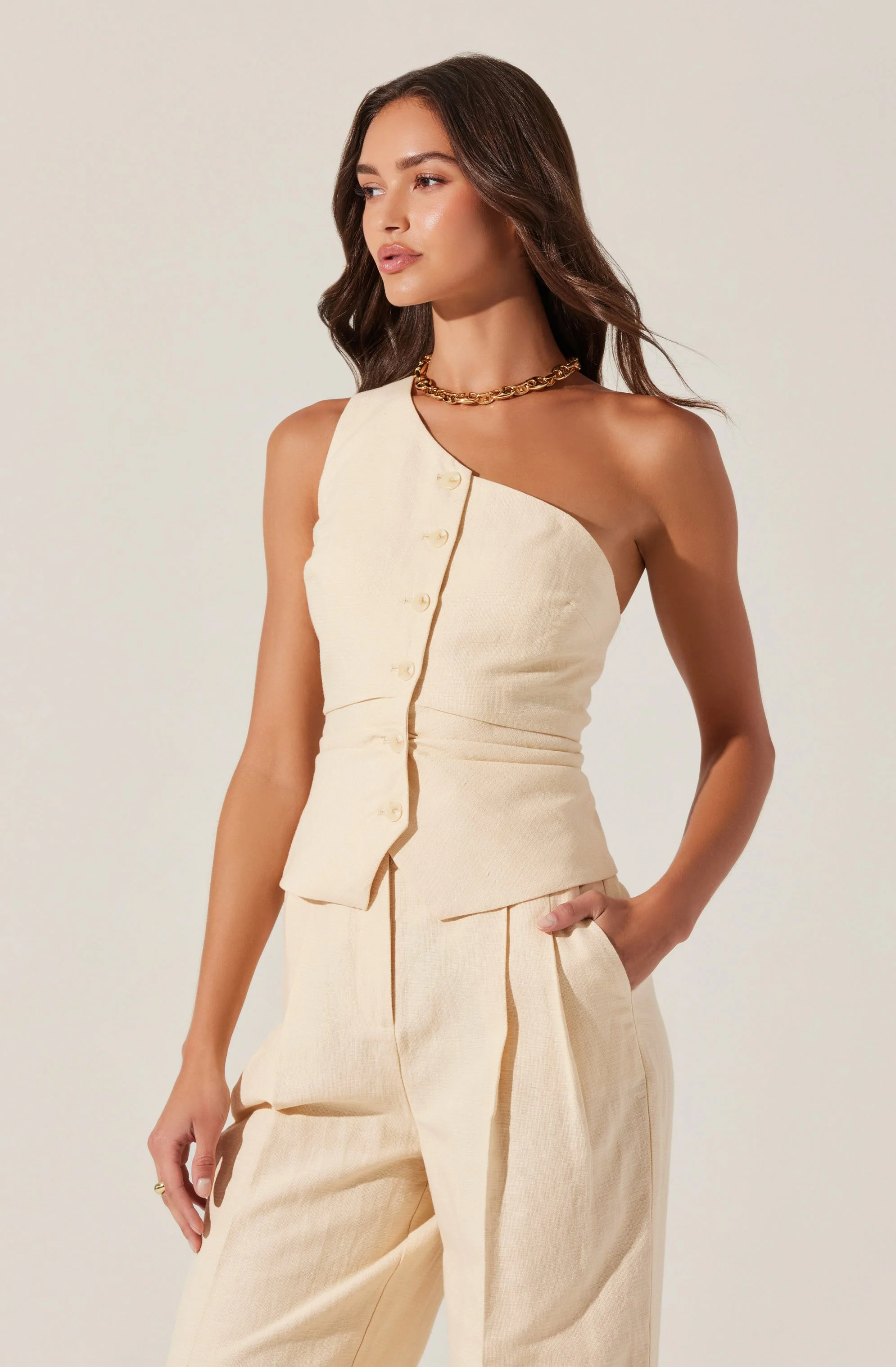 Bryony One Shoulder Vest
