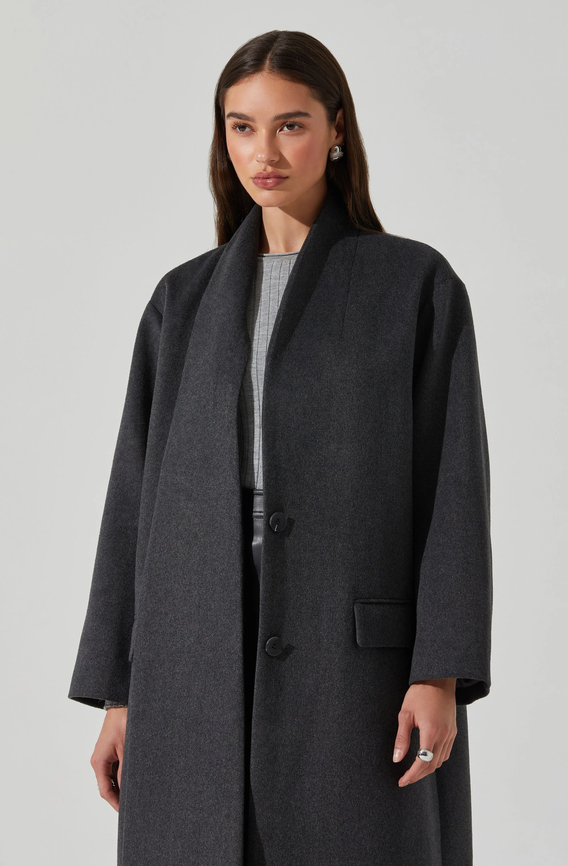 Londyn Scarf Longline Coat