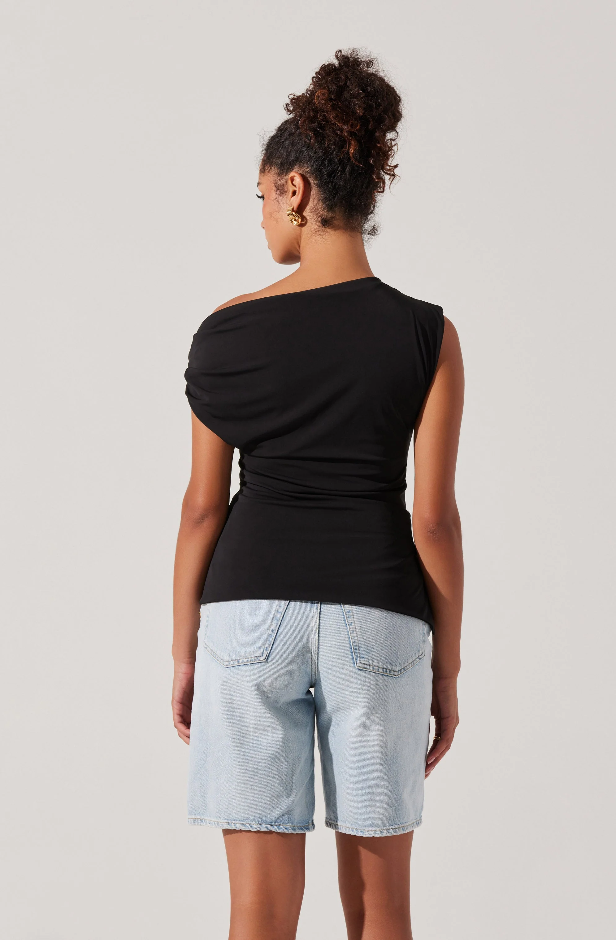 Aphra Twisted Off Shoulder Top