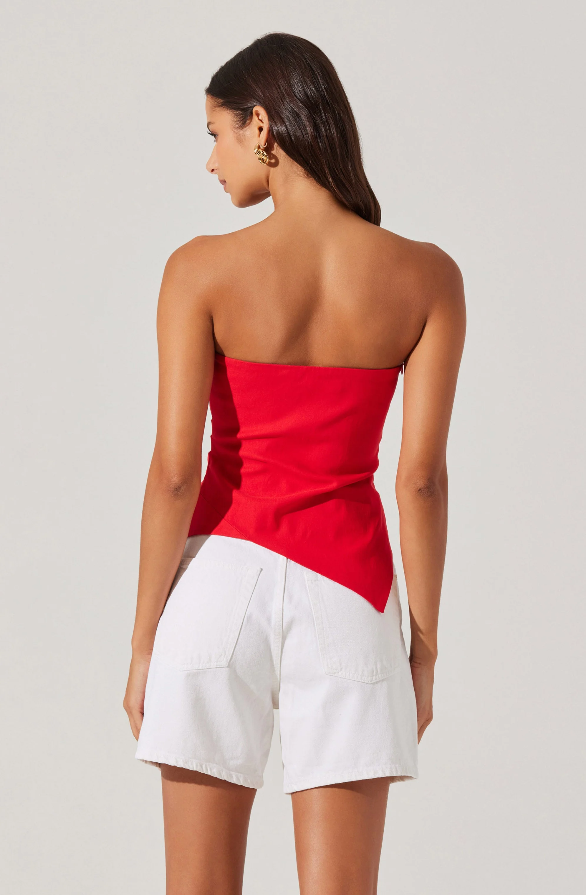 Anoka Strapless Handkerchief Top