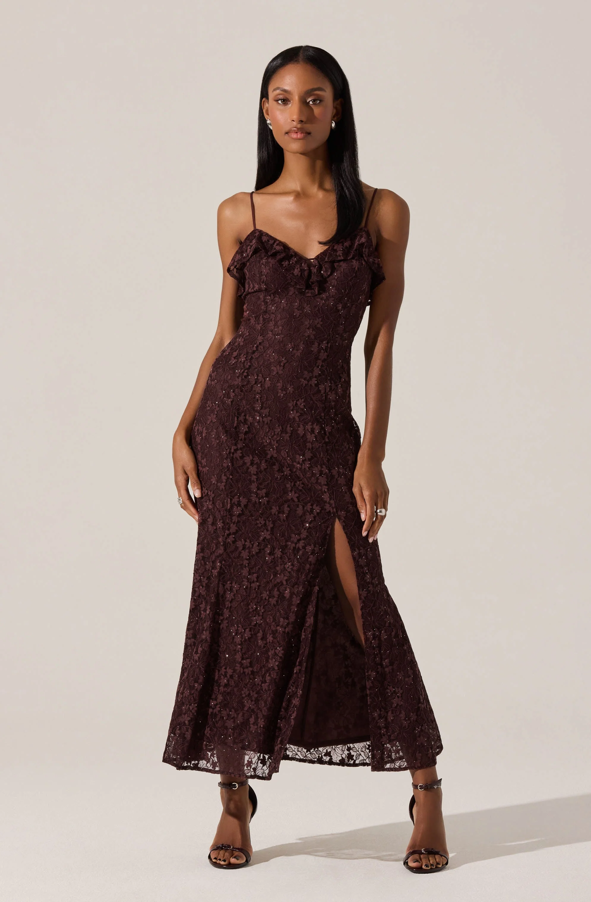Leonie Floral Lace Maxi Dress