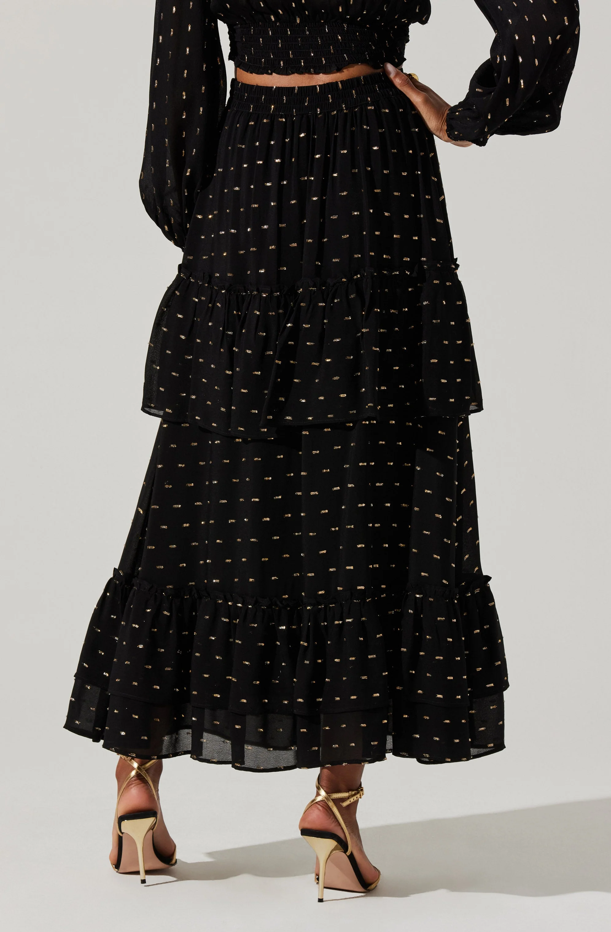 Nix Tiered Maxi Skirt