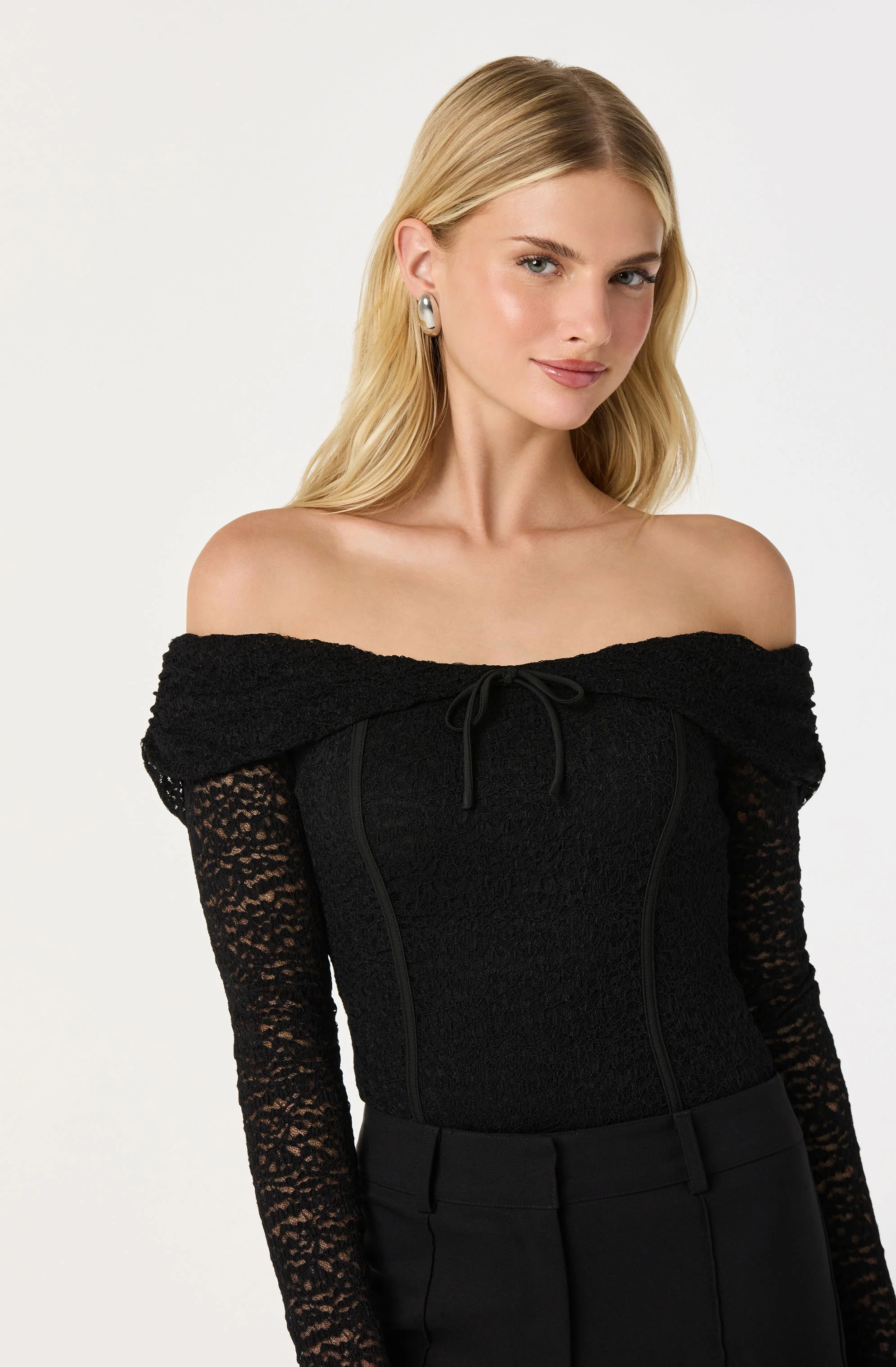 Off Shoulder Lace Top