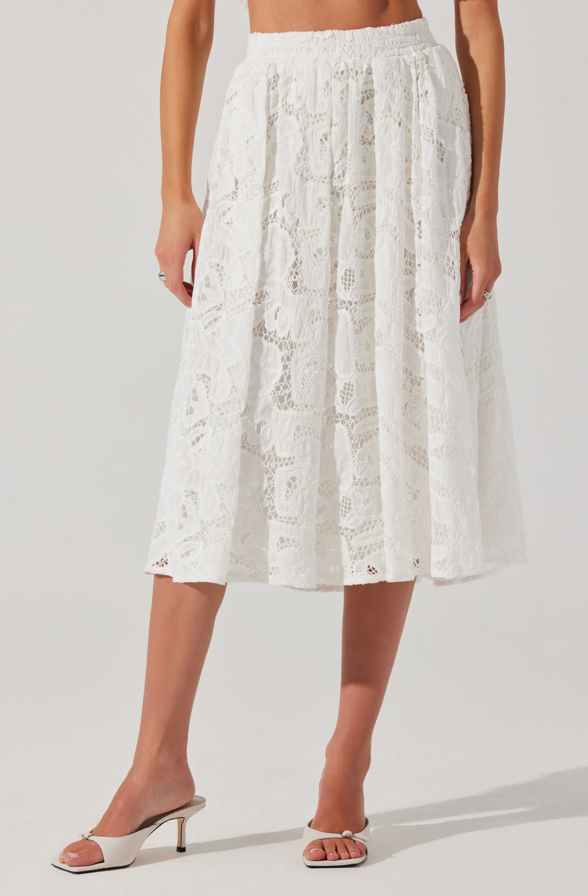 Ceren Crochet Lace Skirt