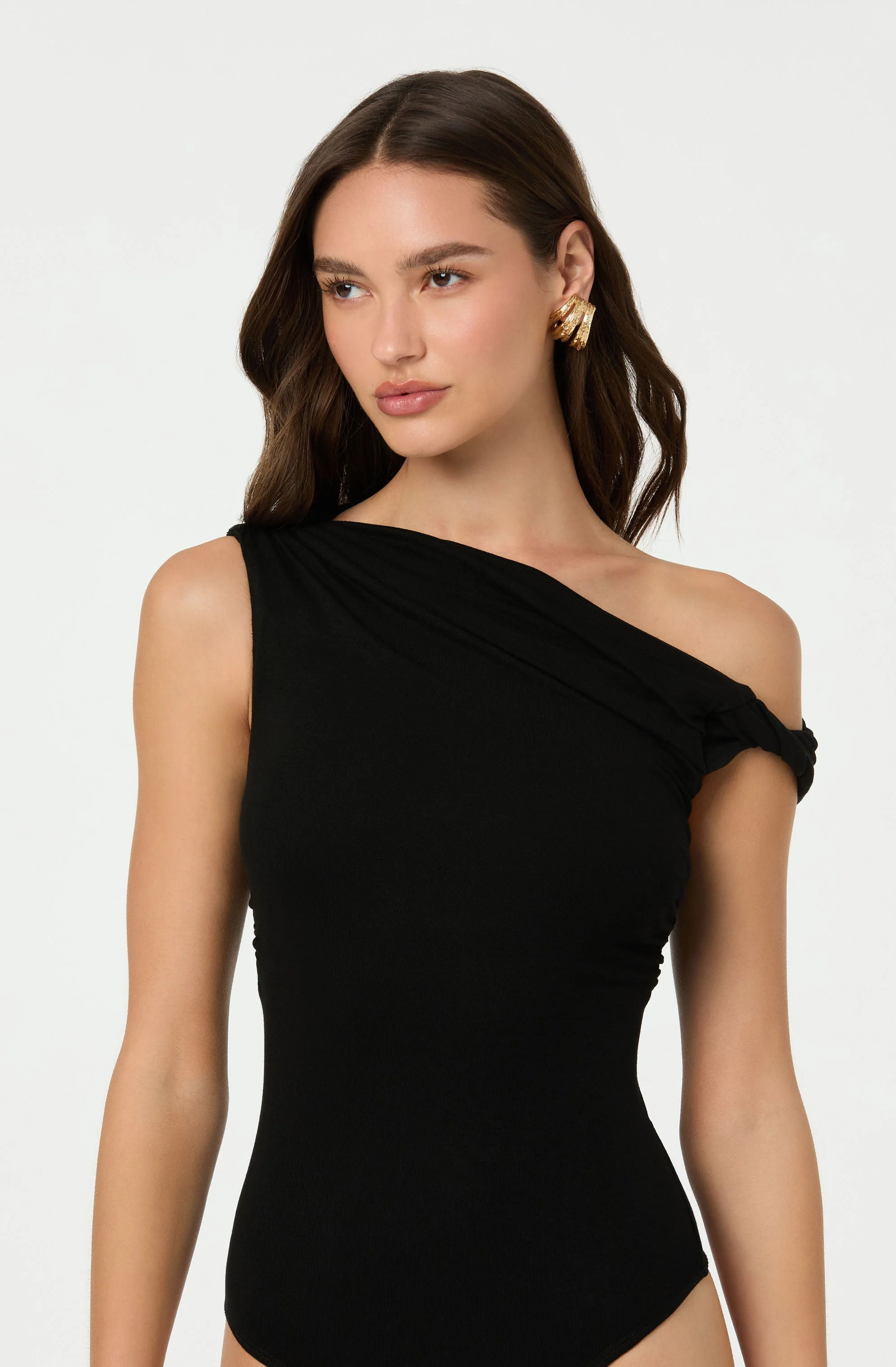 Fiora Asymmetrical Bodysuit