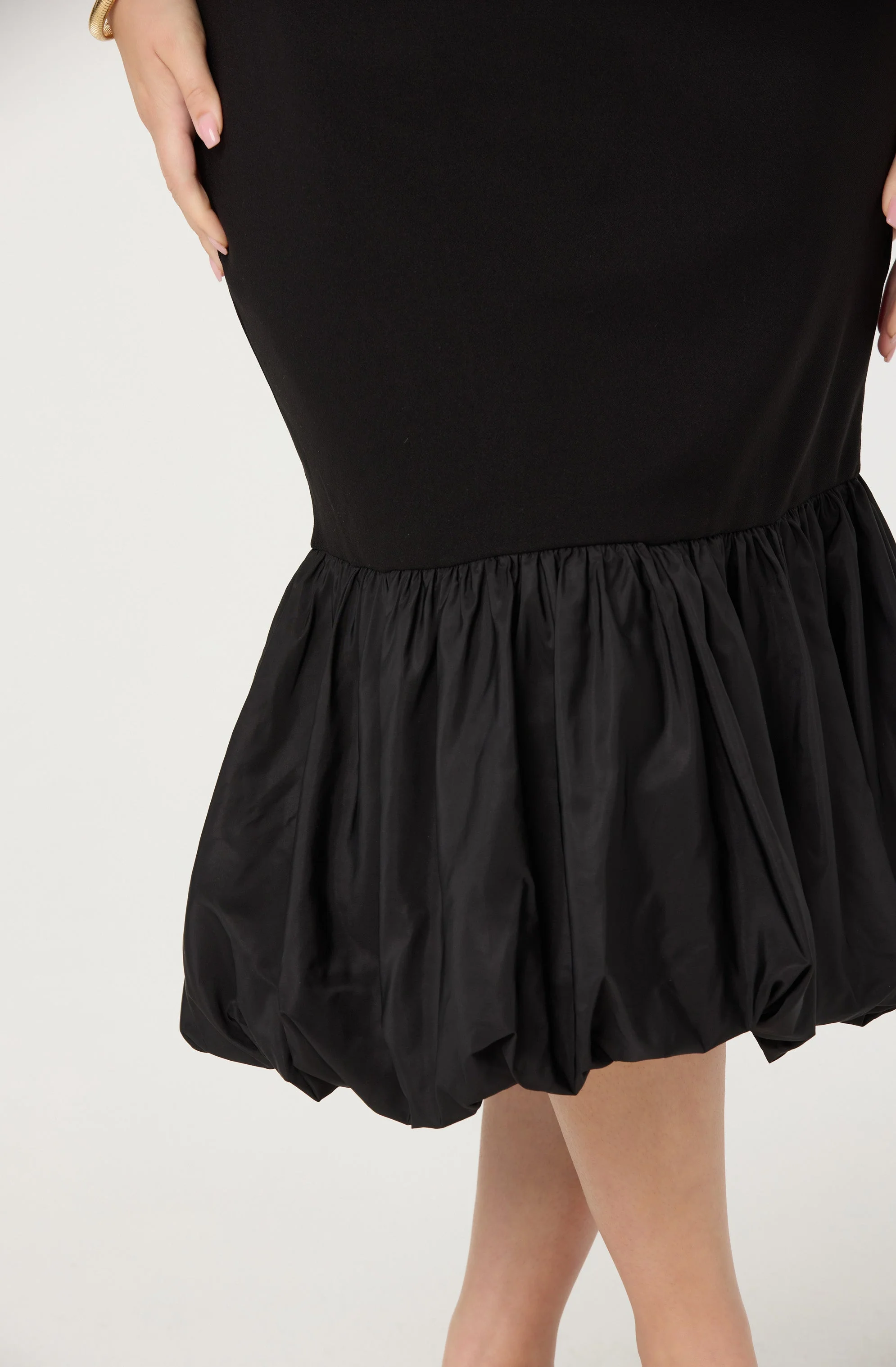 Brittnea Bodycon Bubble Hem Dress