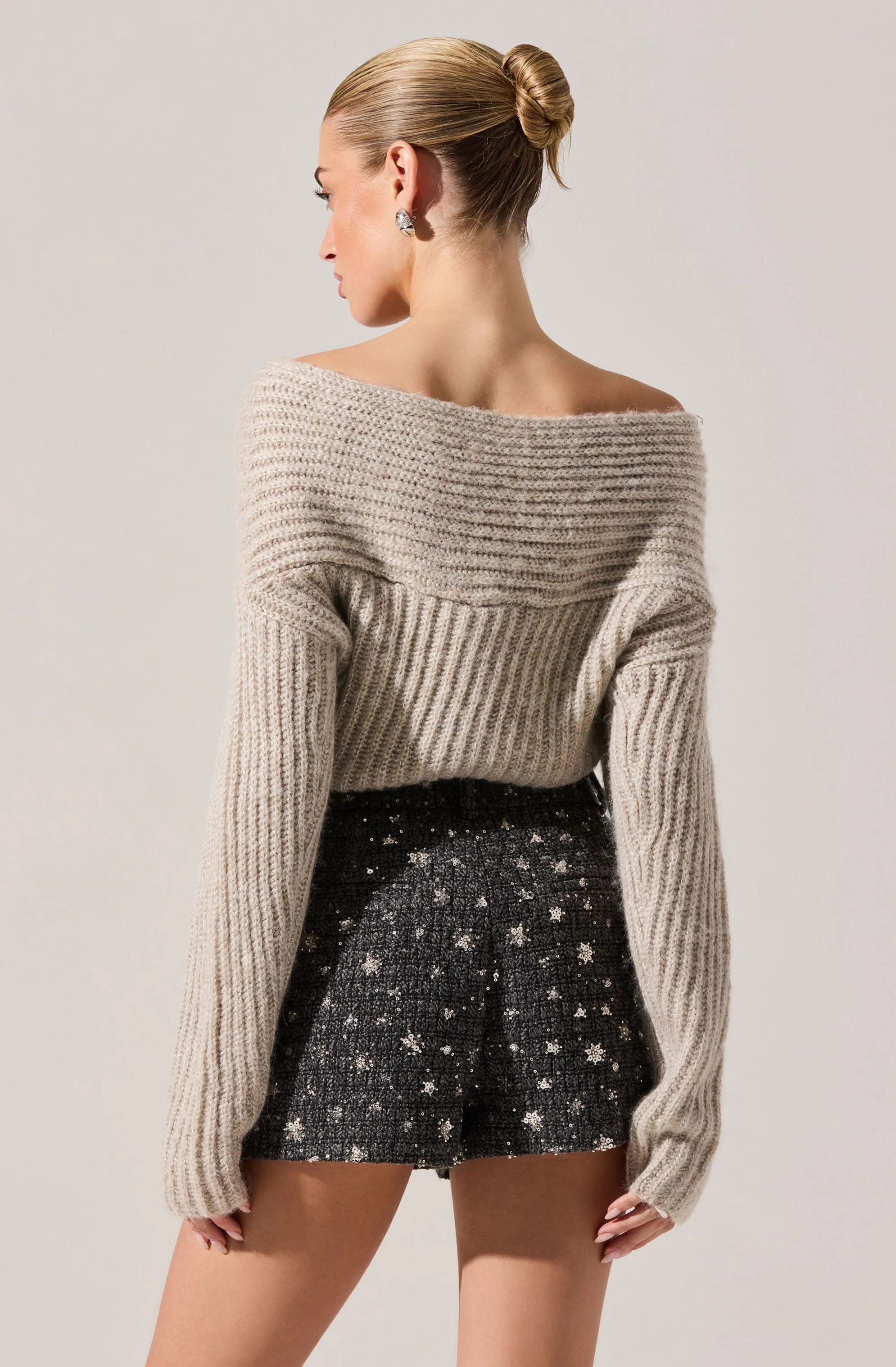 Franisbel Off Shoulder Sweater
