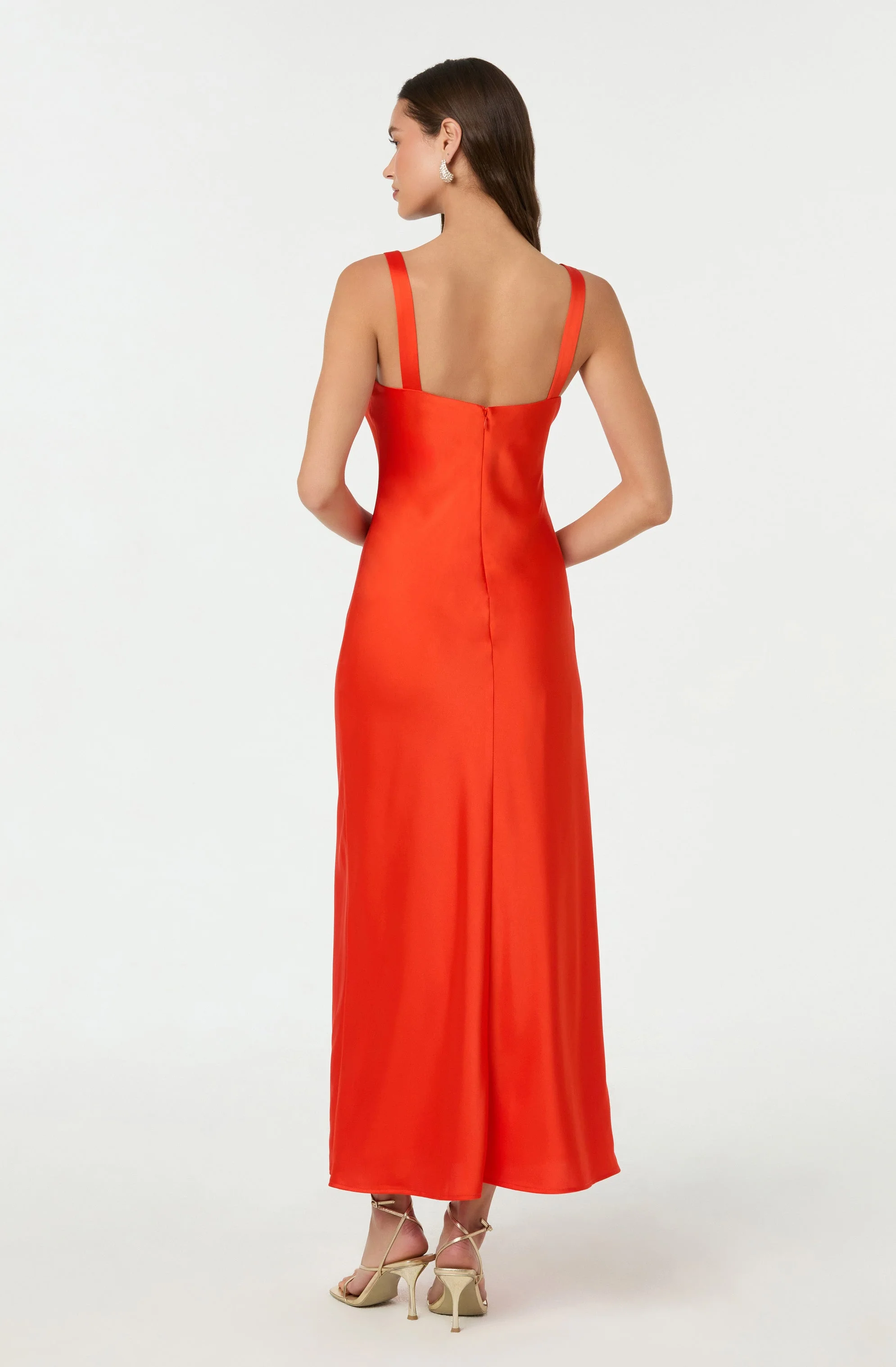 Stacie Satin Maxi Dress