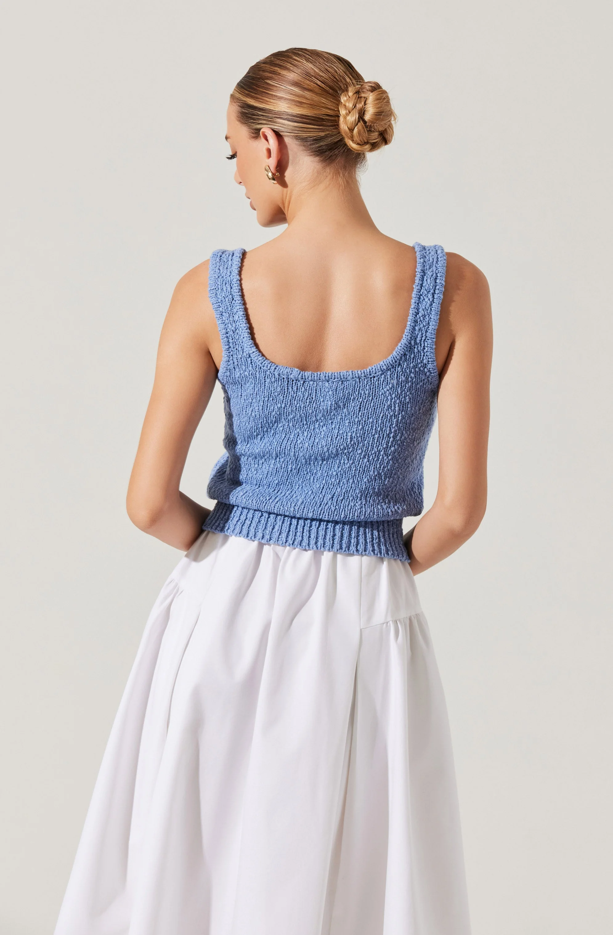 Virgo Textured Sweater Tank