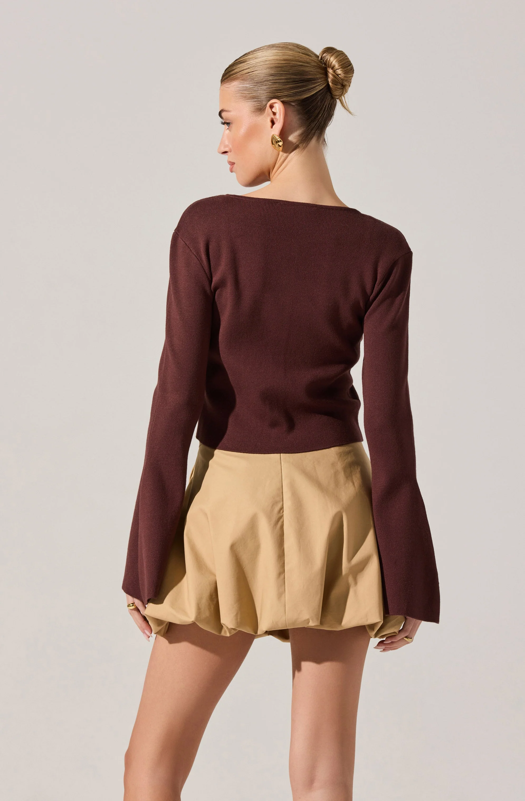 Nylah Bell Sleeve Cardigan