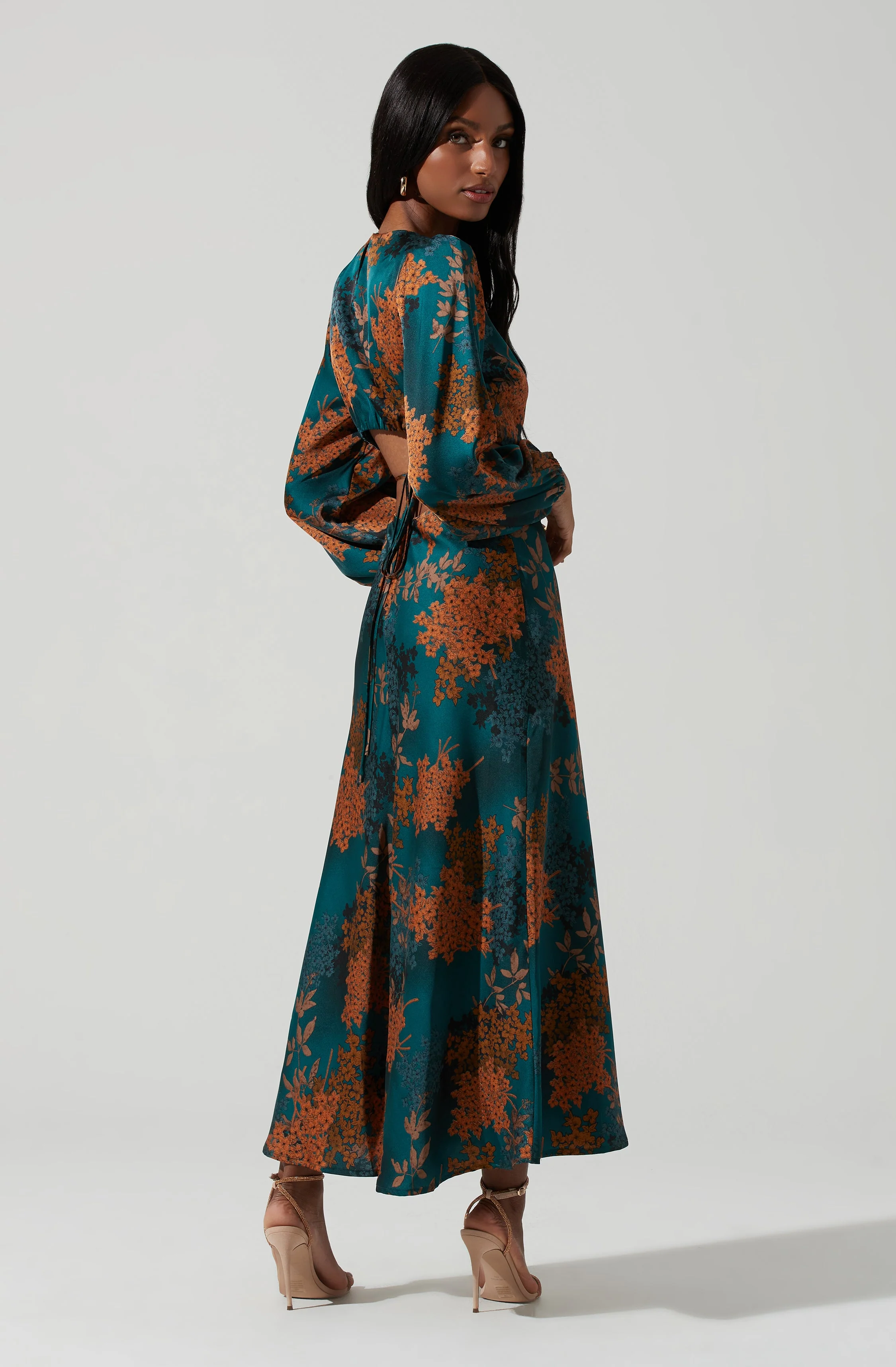 Quinn Floral Cutout Maxi Dress
