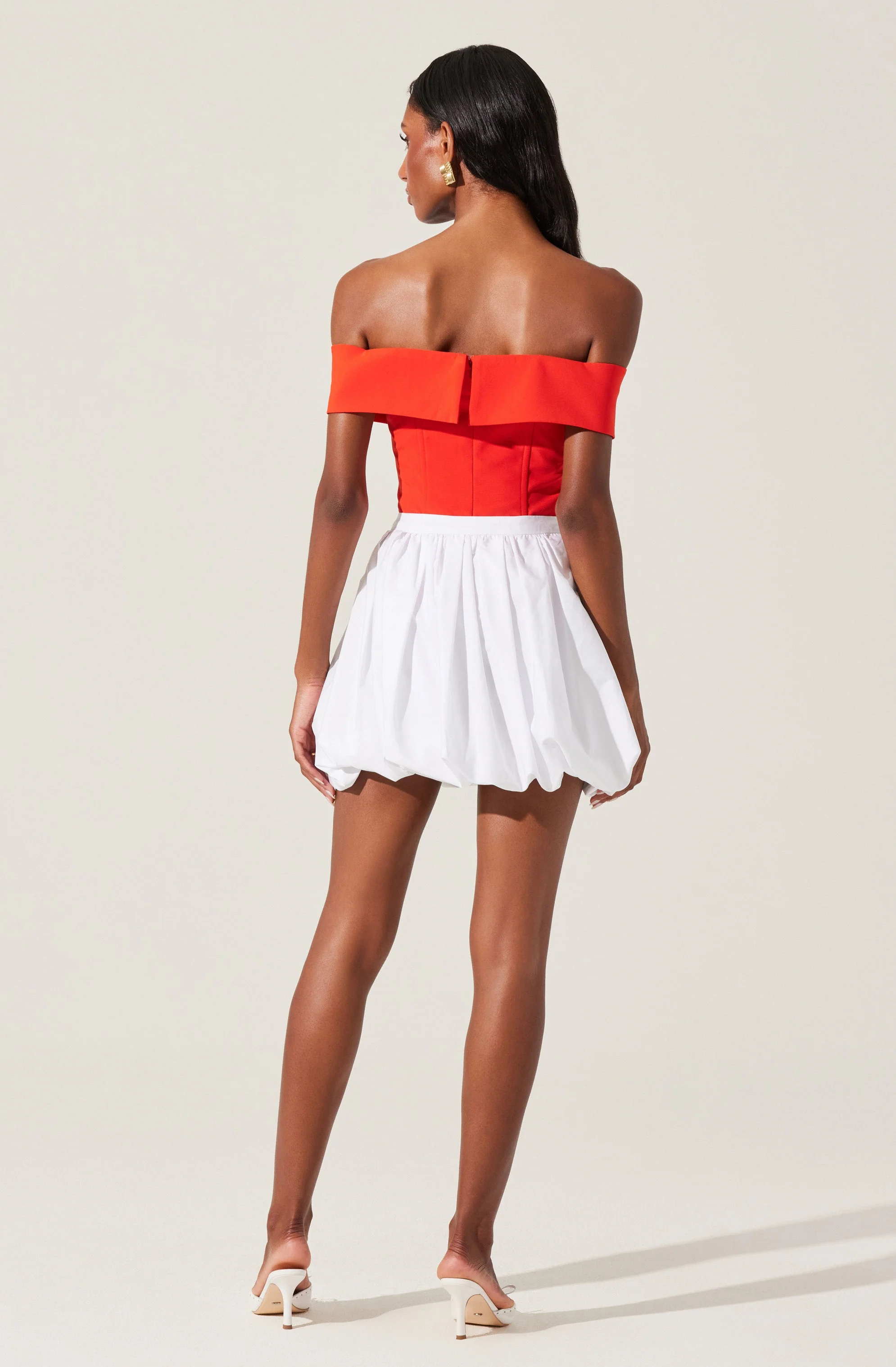 Telayna Off Shoulder Bow Top