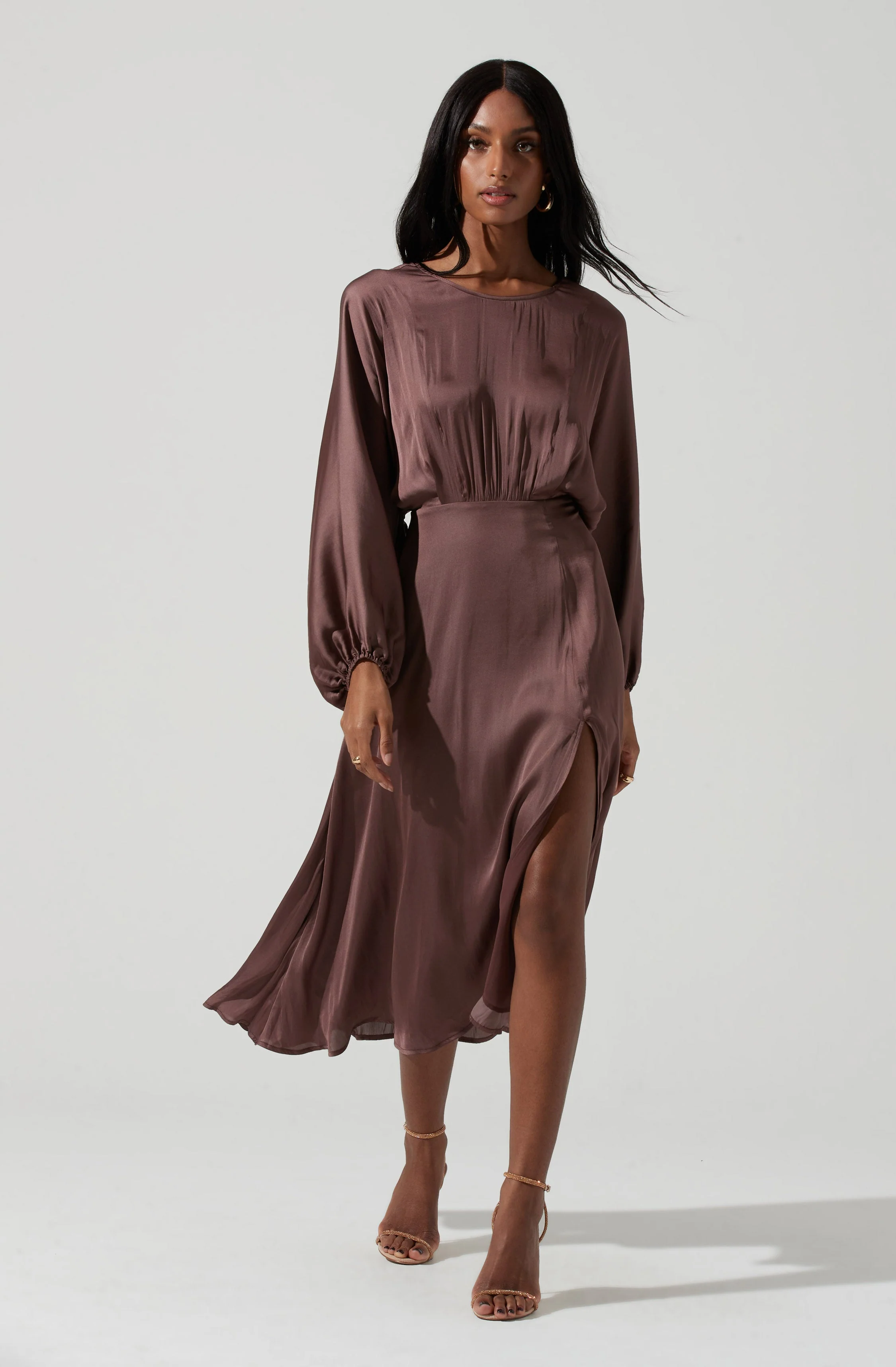 Marin Dolman Sleeve Midi Dress
