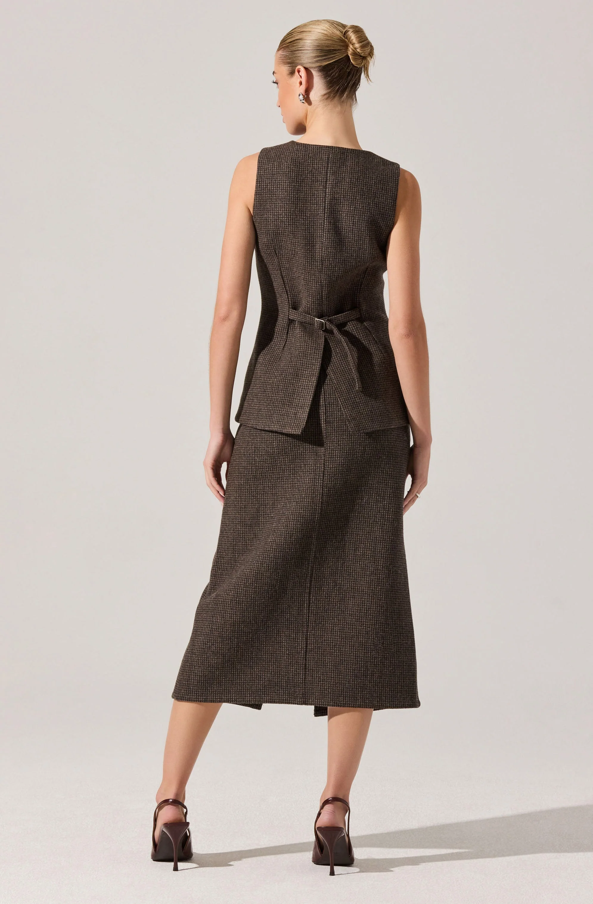 Rielle Wool-Blend Pencil Skirt