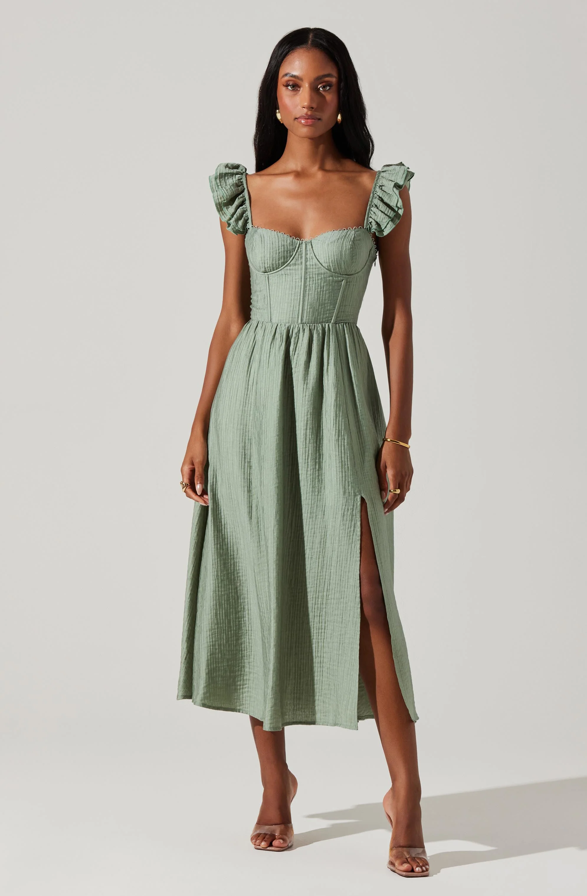 Wedelia Bustier Midi Dress
