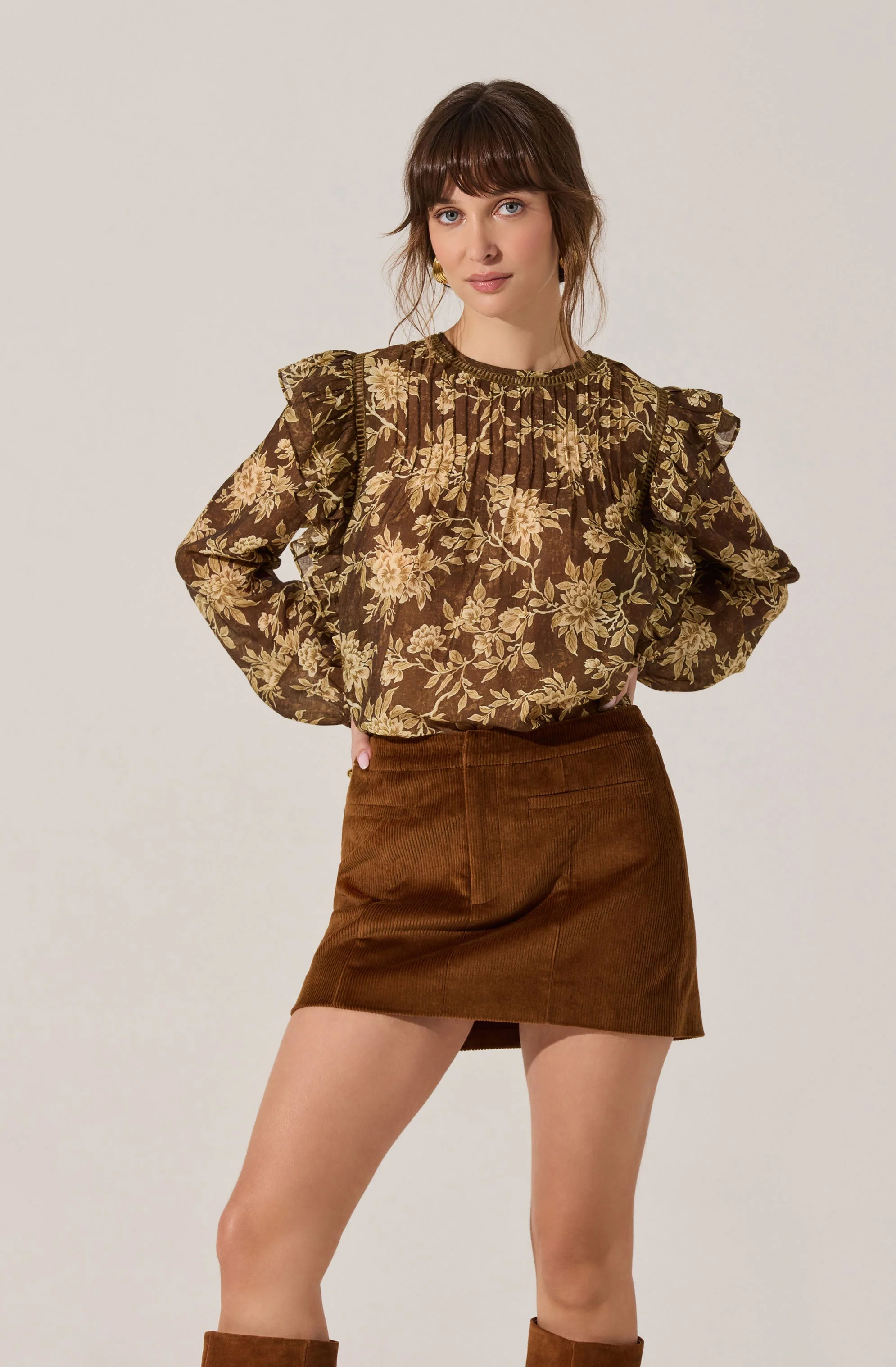 Kinley Ruffle Trim Top