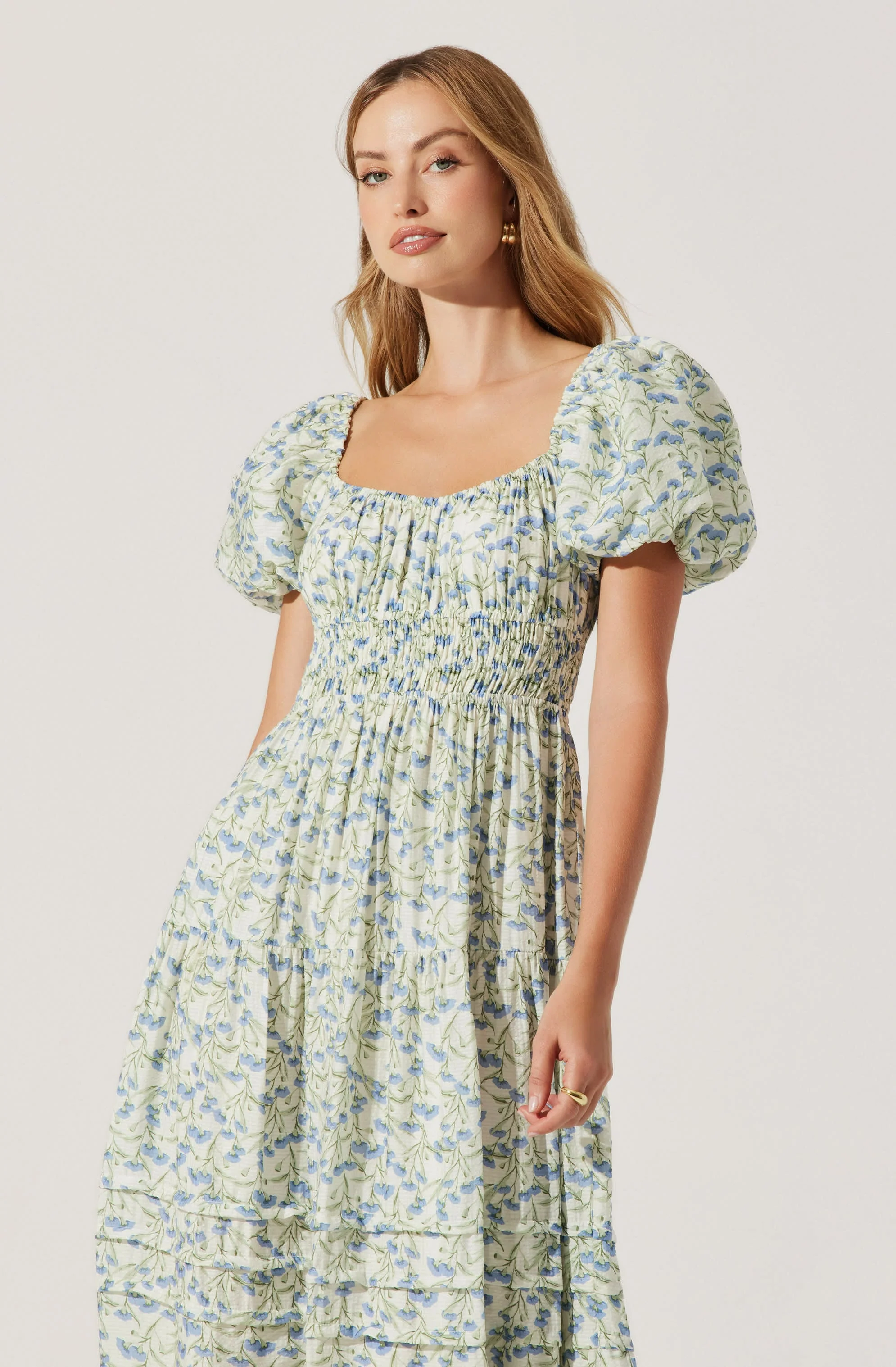 Florentina Floral Tiered Maxi Dress