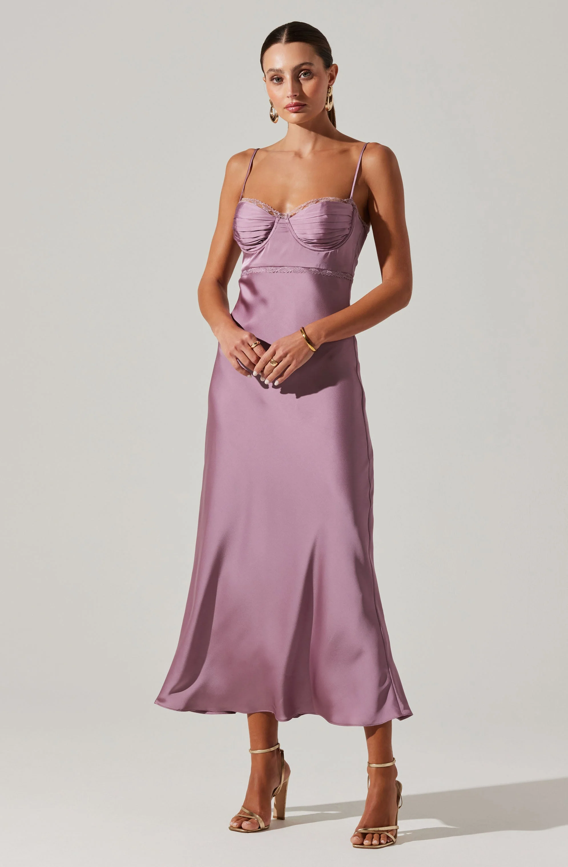 Florianne Satin Maxi Dress