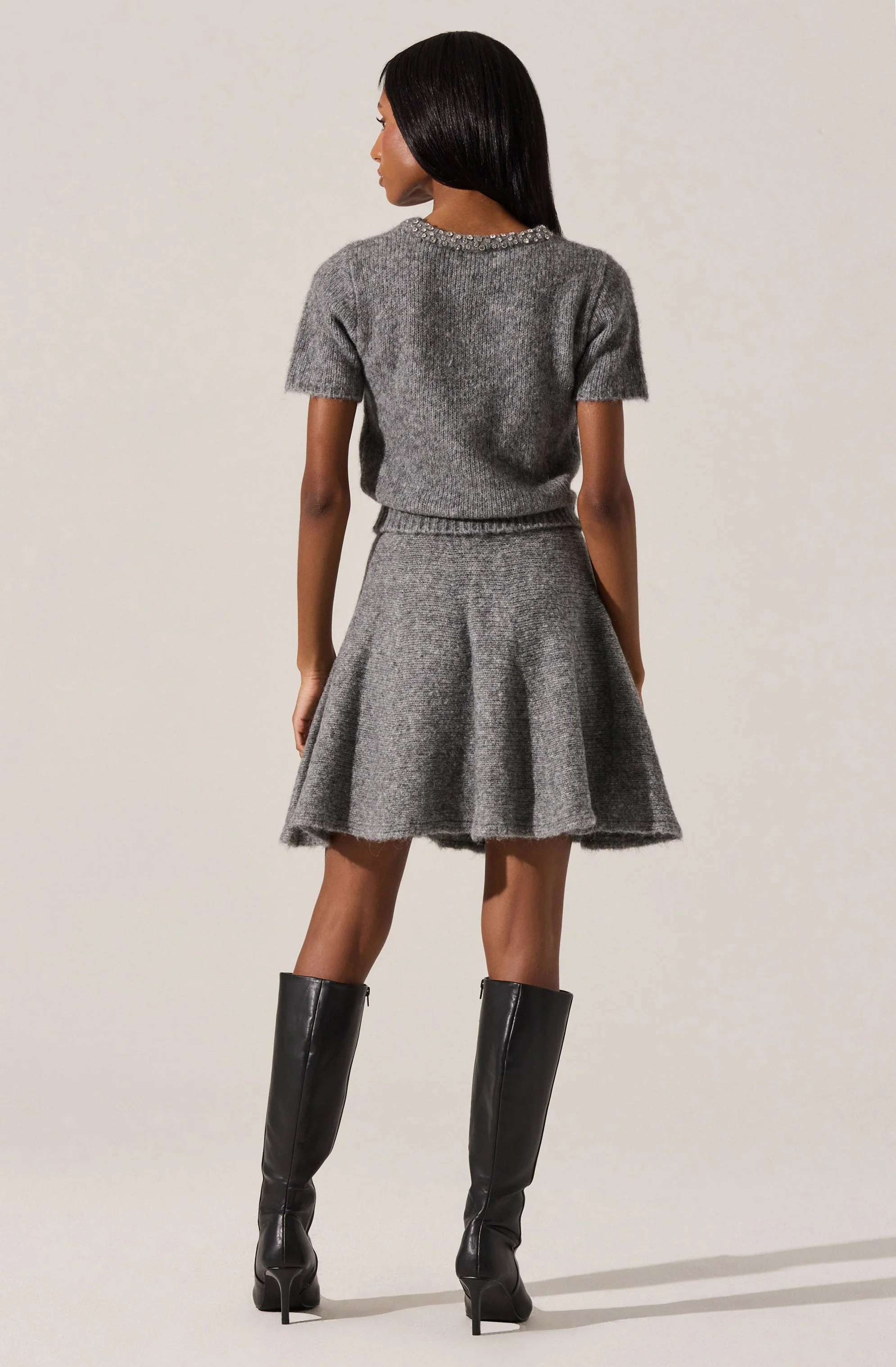 Malvie Embellished Crewneck Sweater