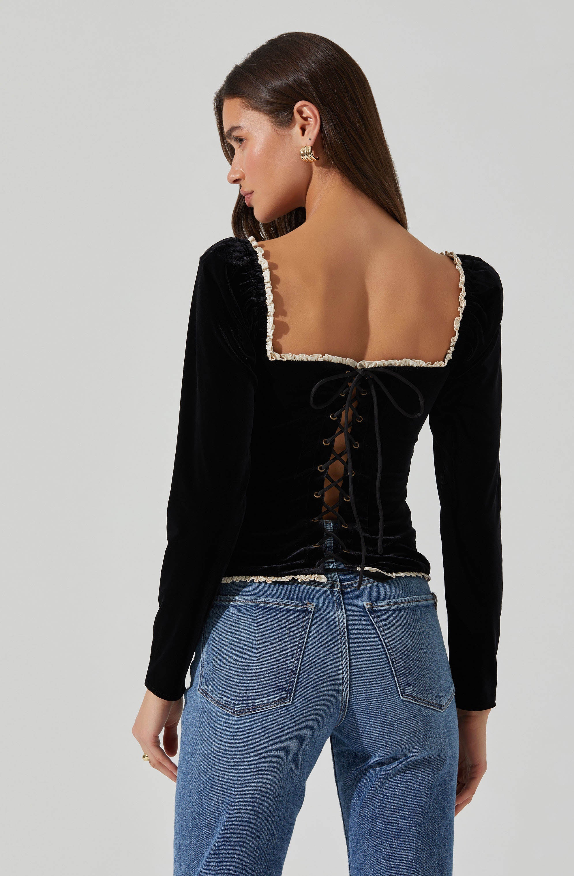 Briella Velvet Corset Top