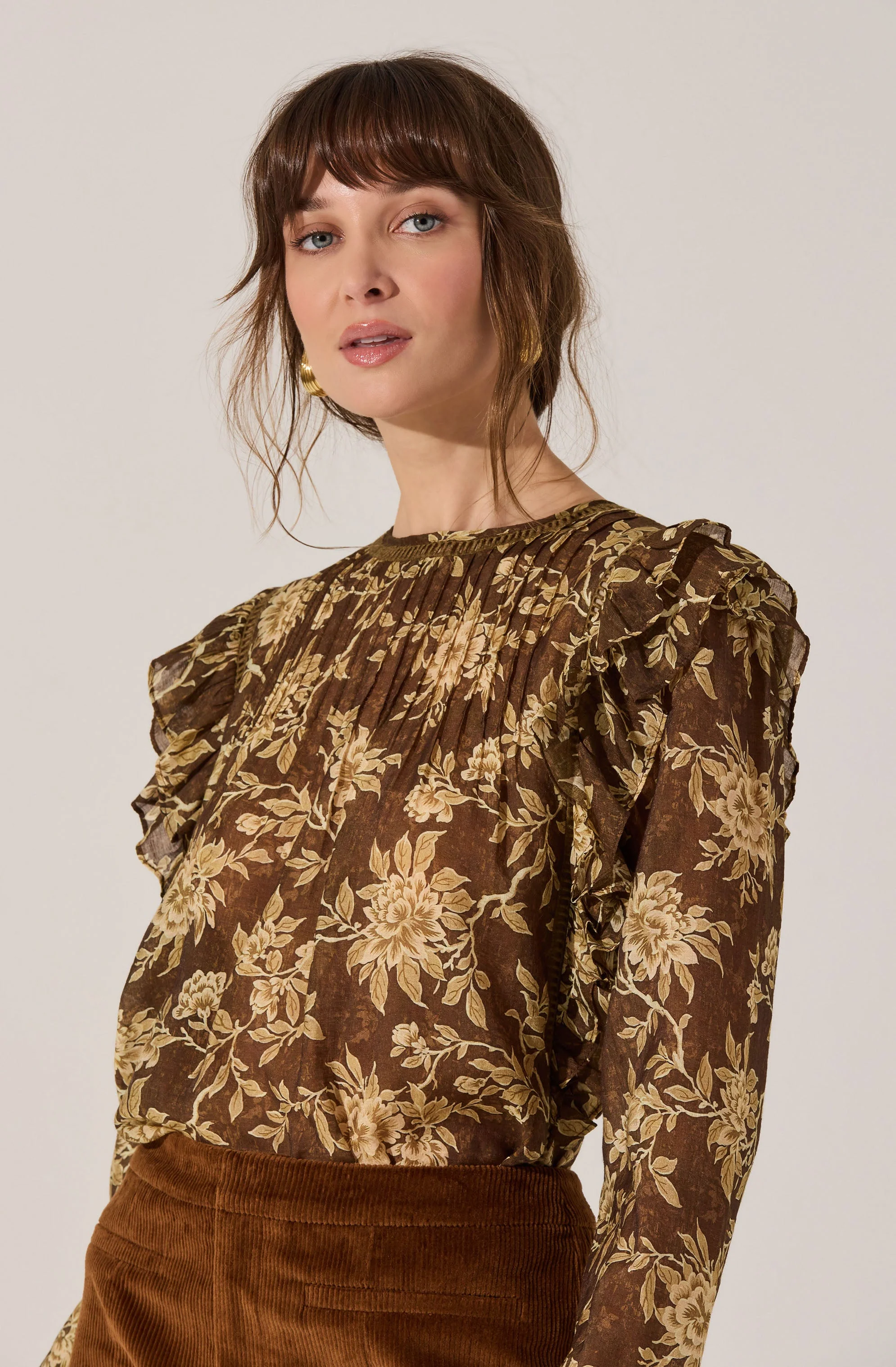 Kinley Ruffle Trim Top