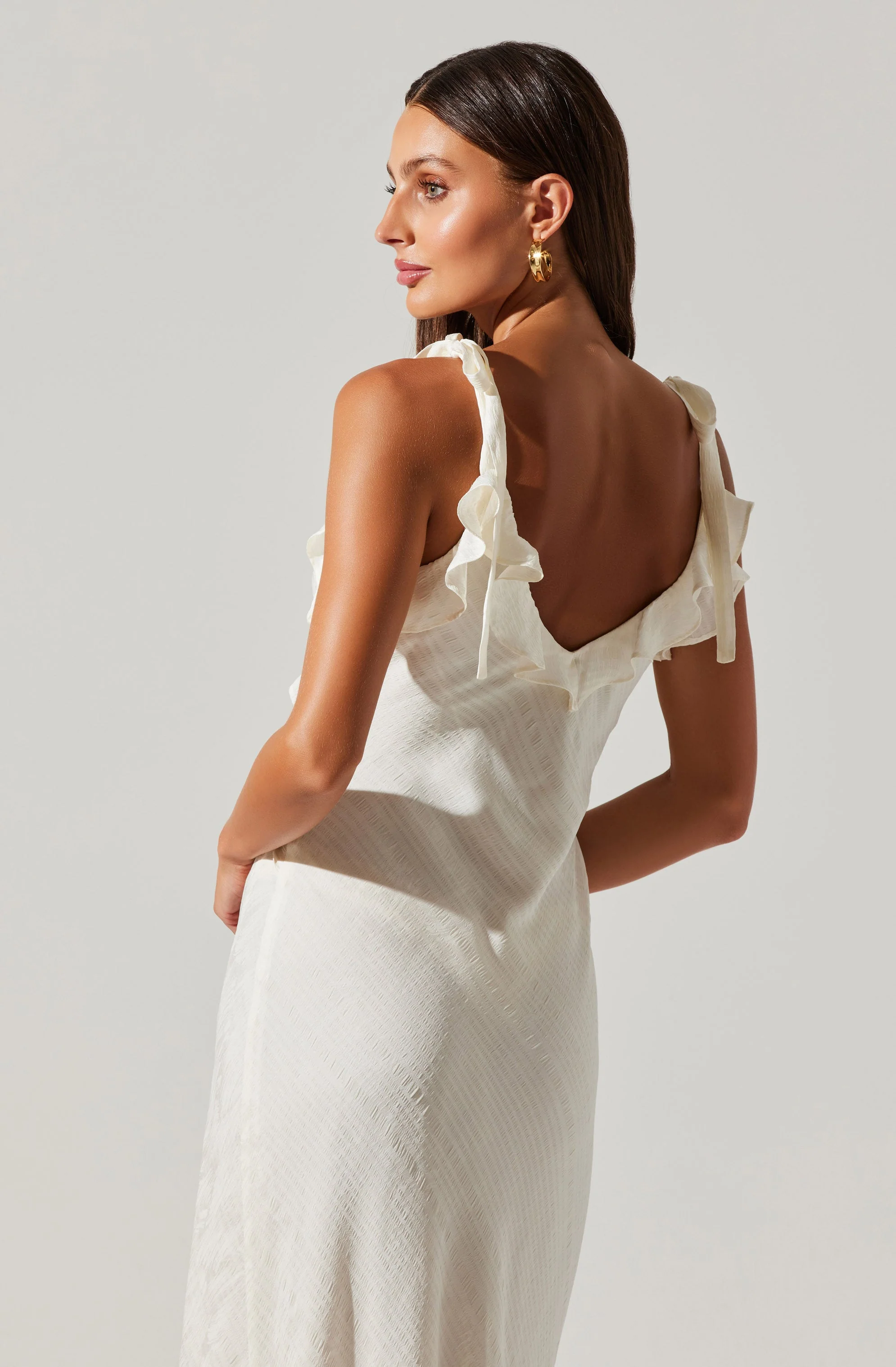 Sorbae Ruffle Maxi Dress