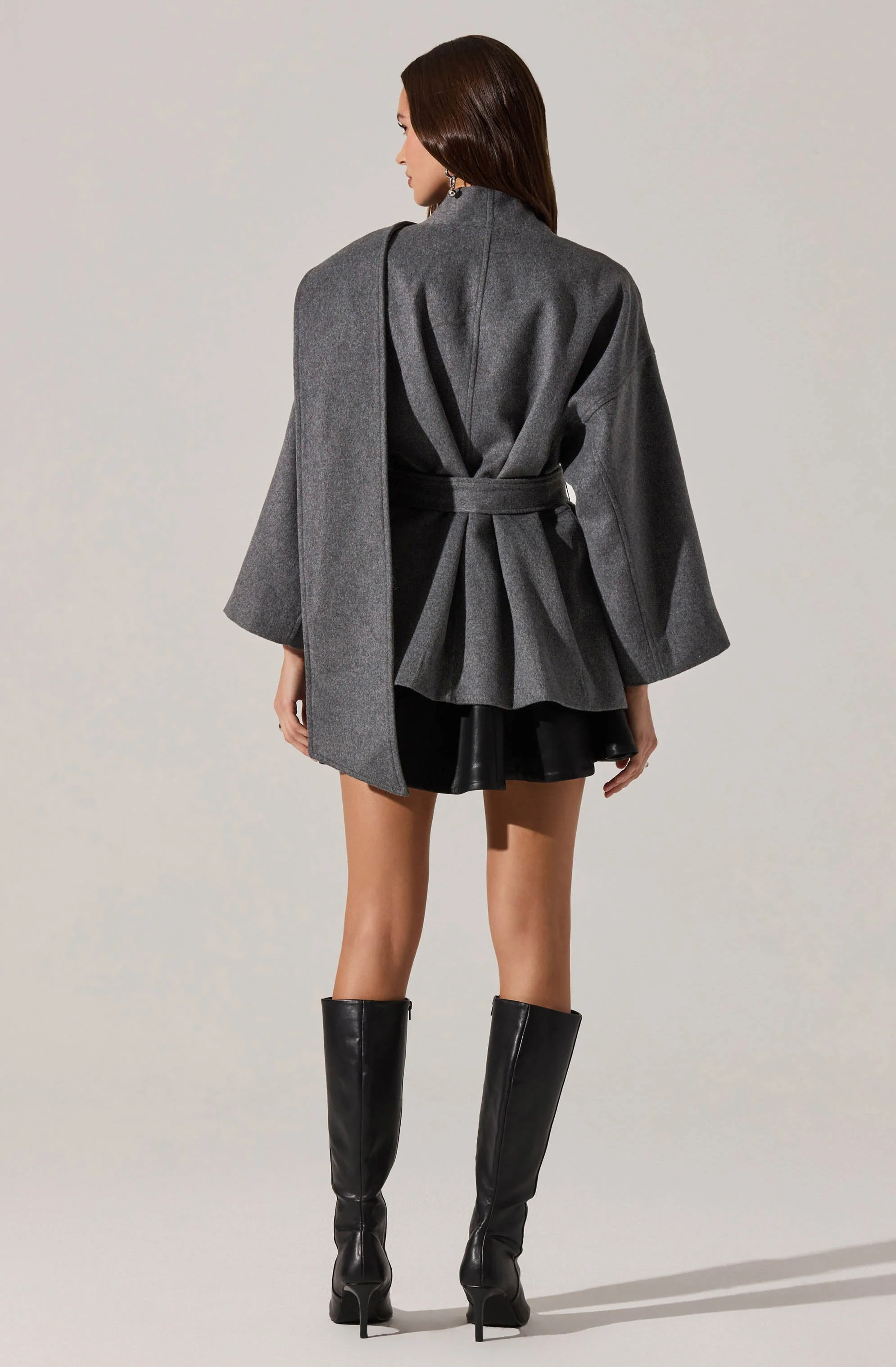 Elaxi Oversized Wrap Scarf Coat