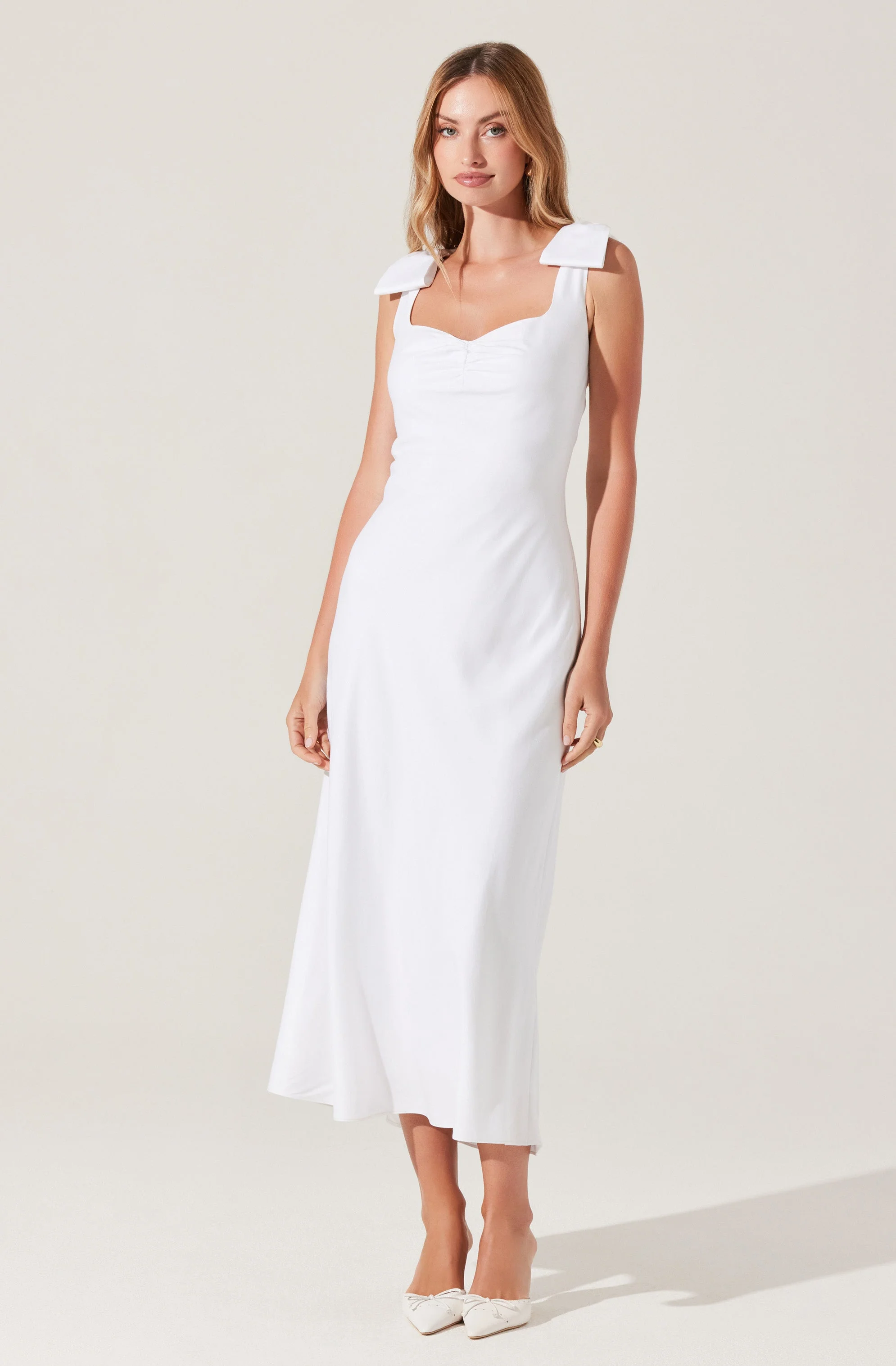 Kateleya Bow Detail Midi Dress