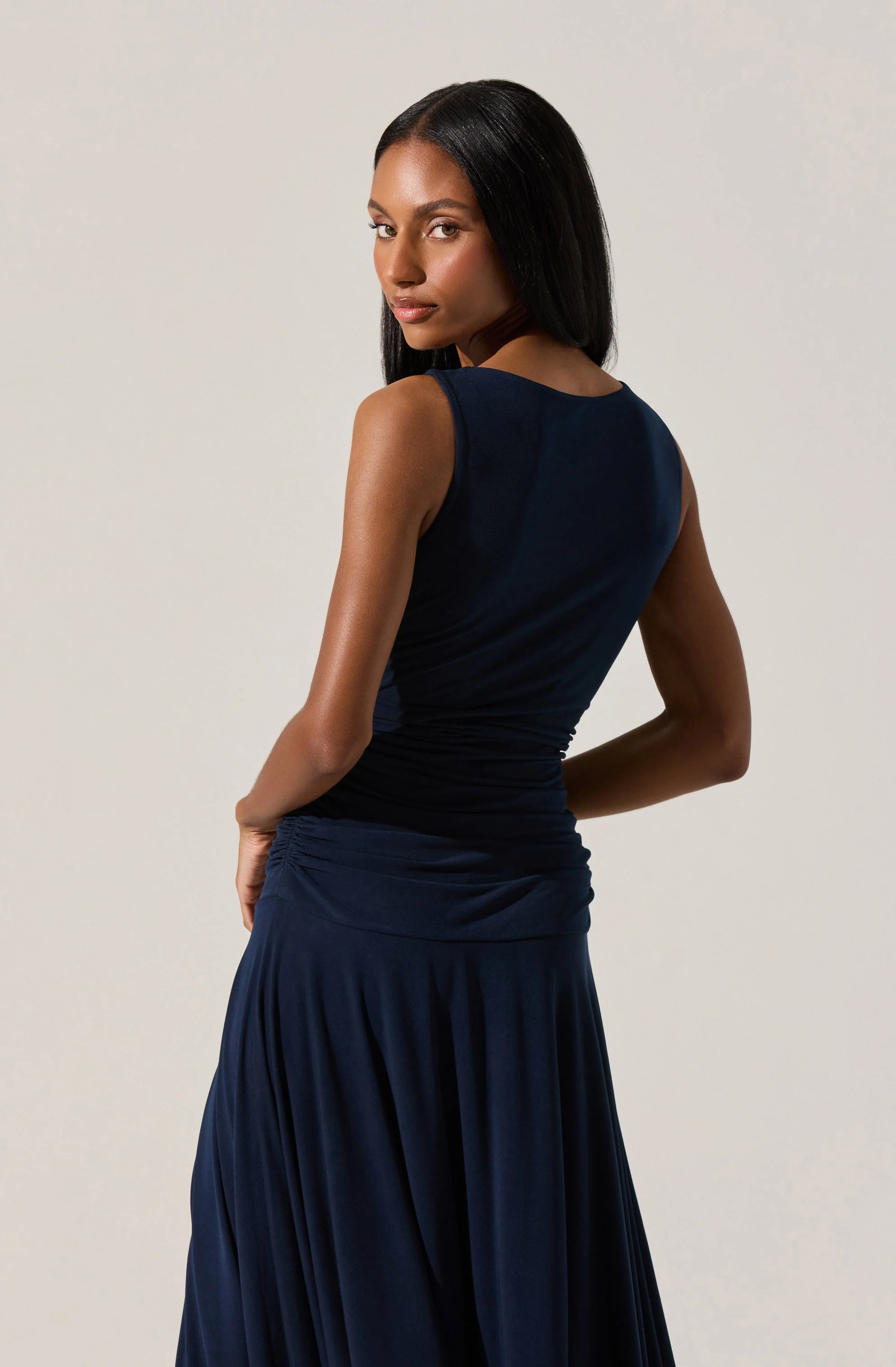 Melisandre High Neck Maxi Dress