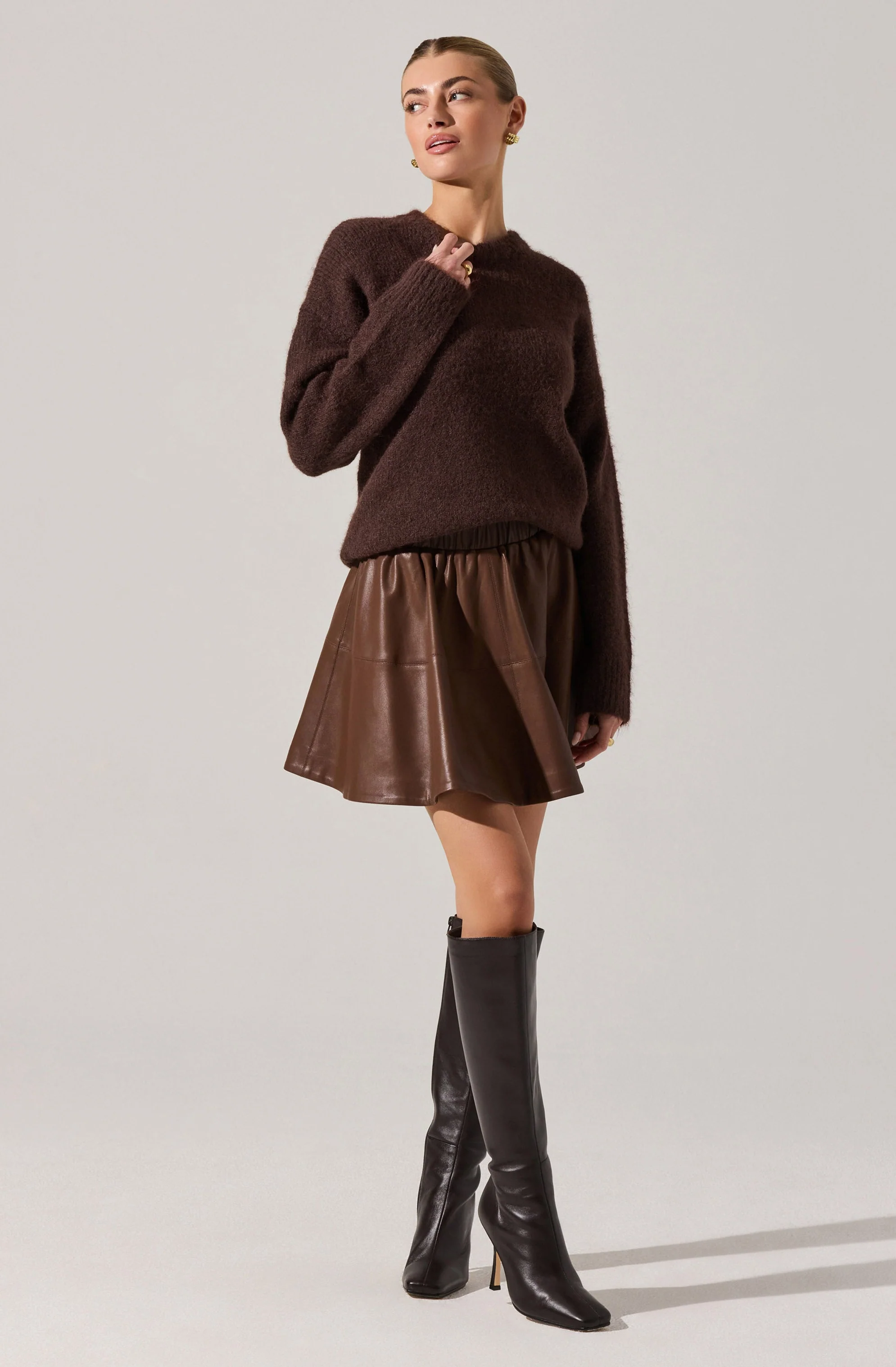 Selbie Brushed Knit Sweater