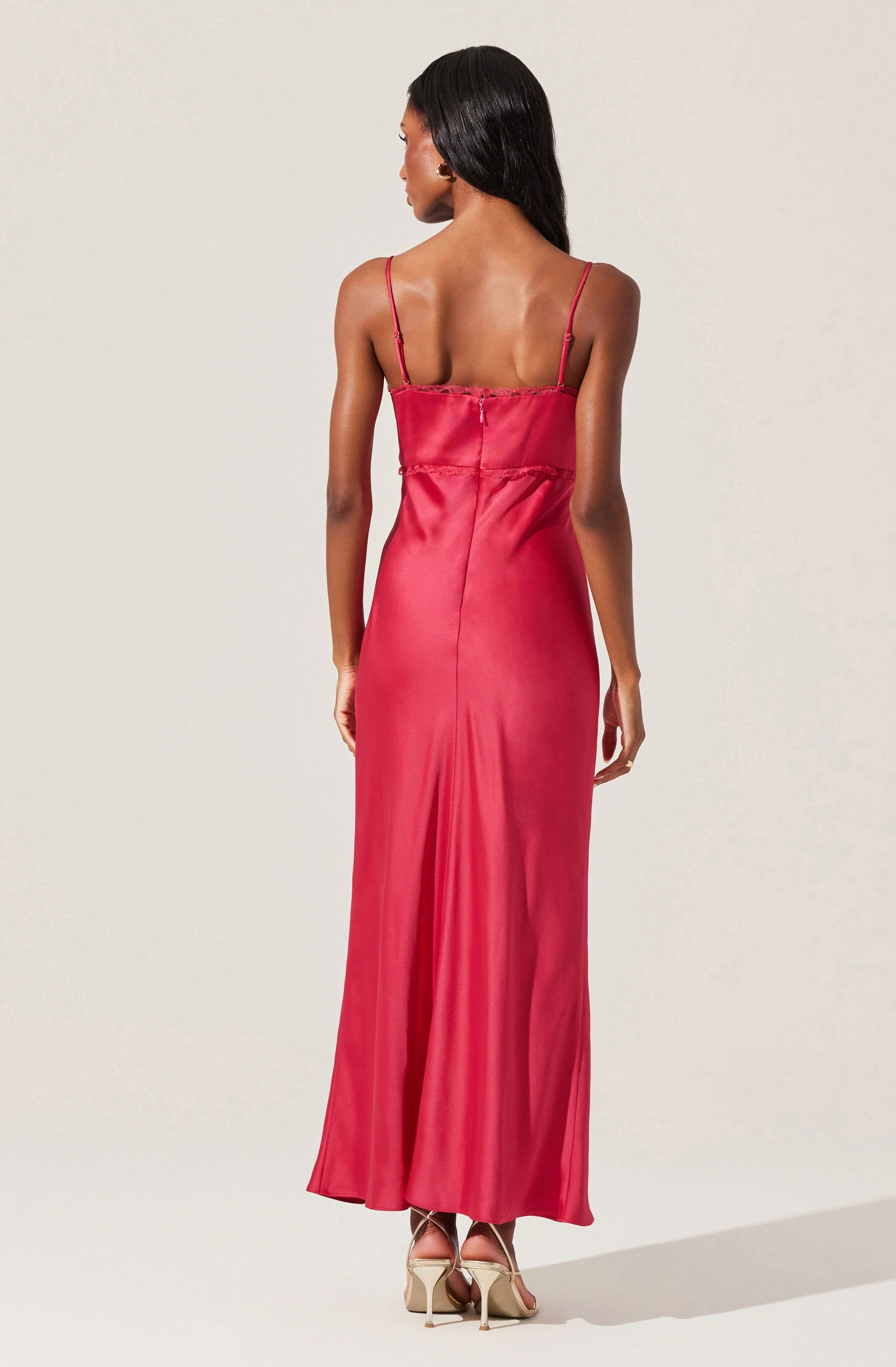 Florianne Satin Maxi Dress