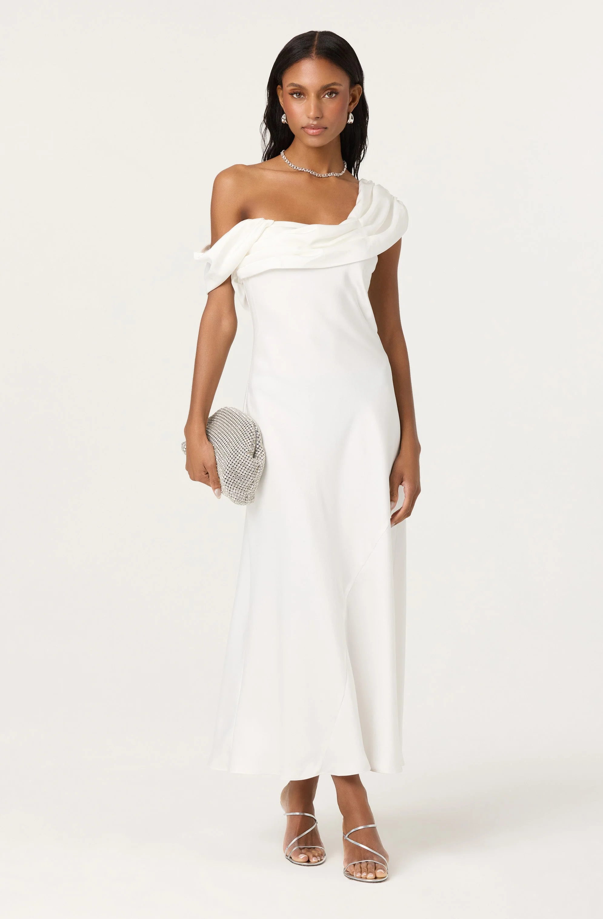Alyssia One Shoulder Maxi Dress
