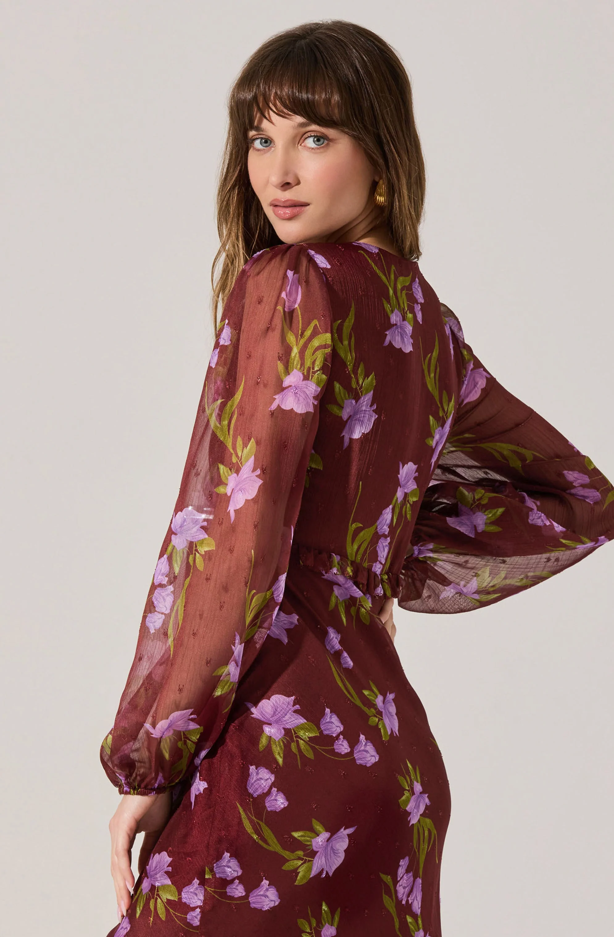 Calantha V-Neck Floral Maxi Dress