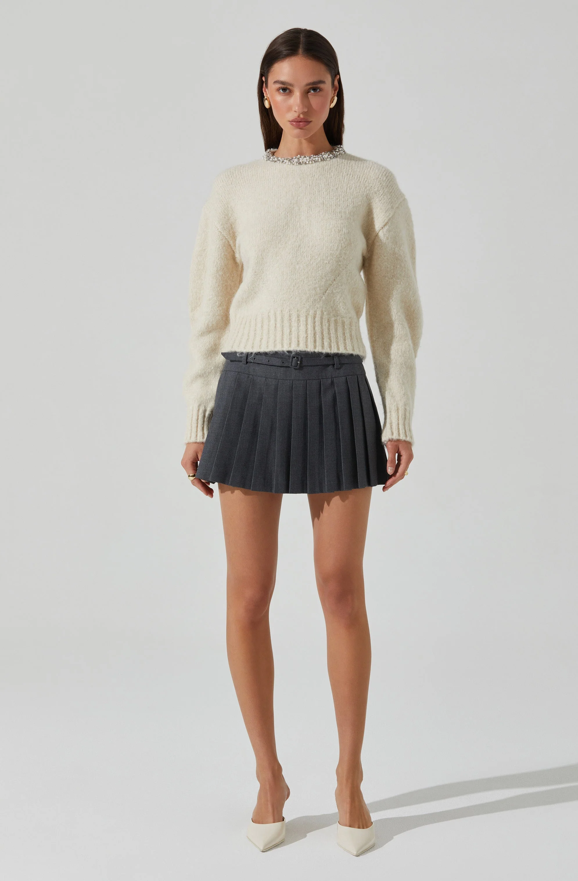 Rowyn Embellished Collar Sweater