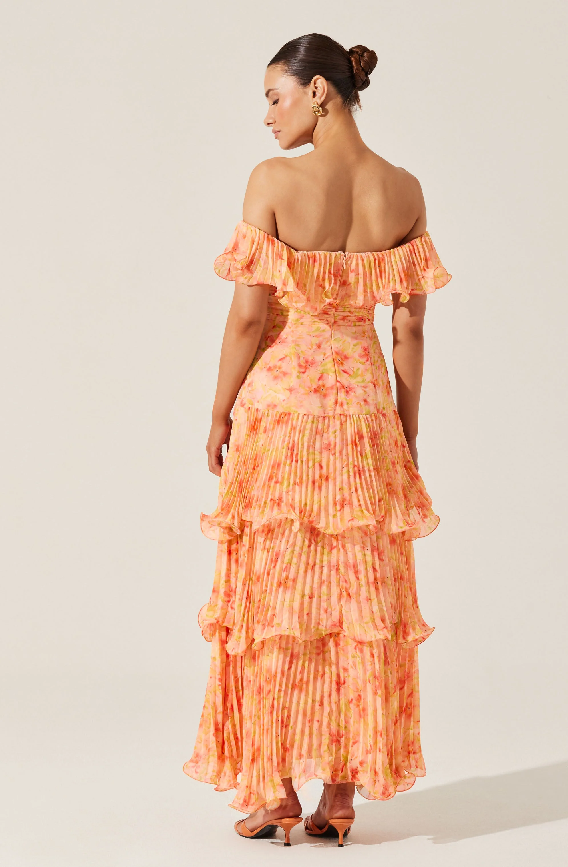 Wilder Pleated Floral Maxi Dress