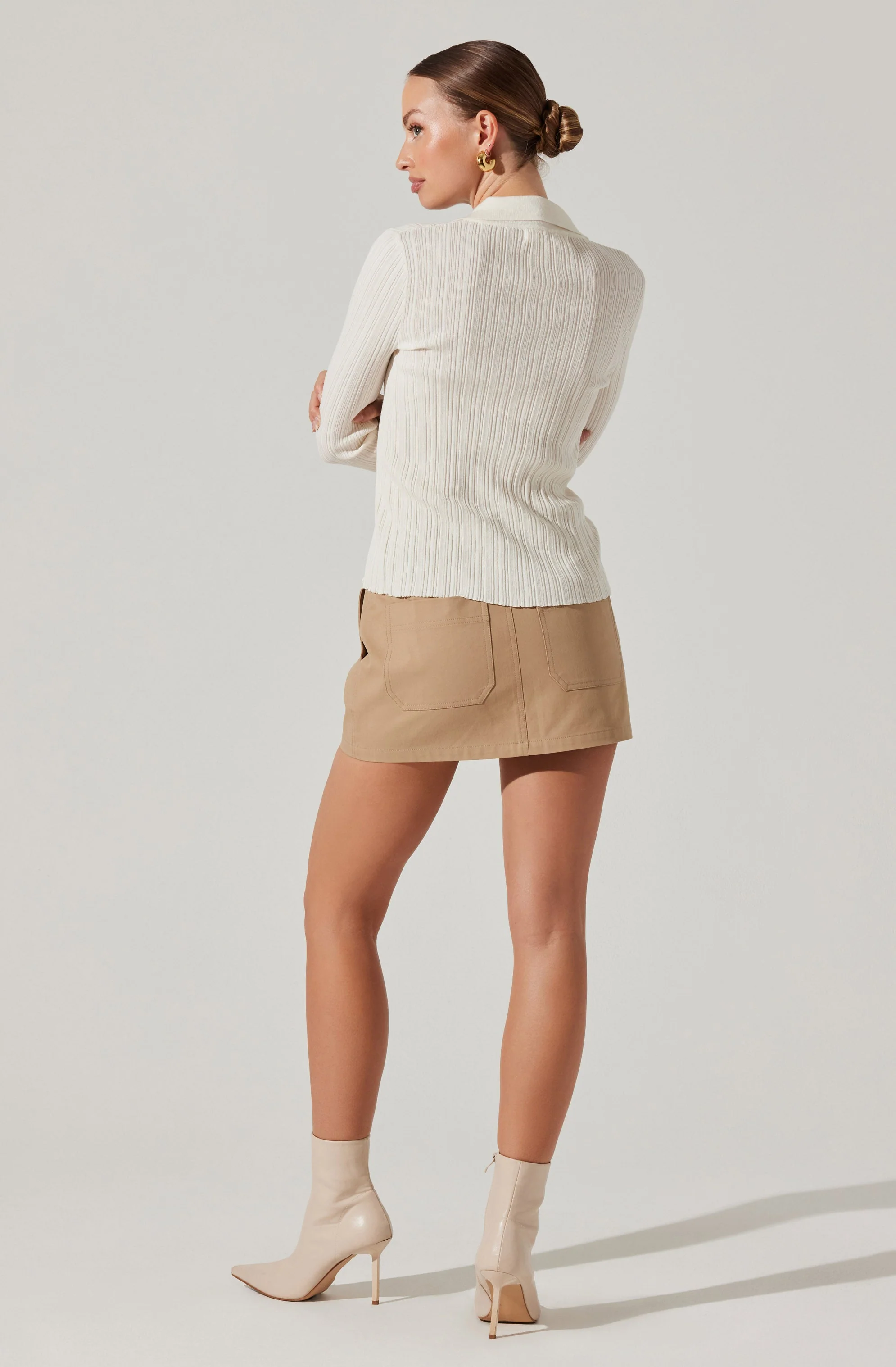 Eliot Collared Button-Up Sweater