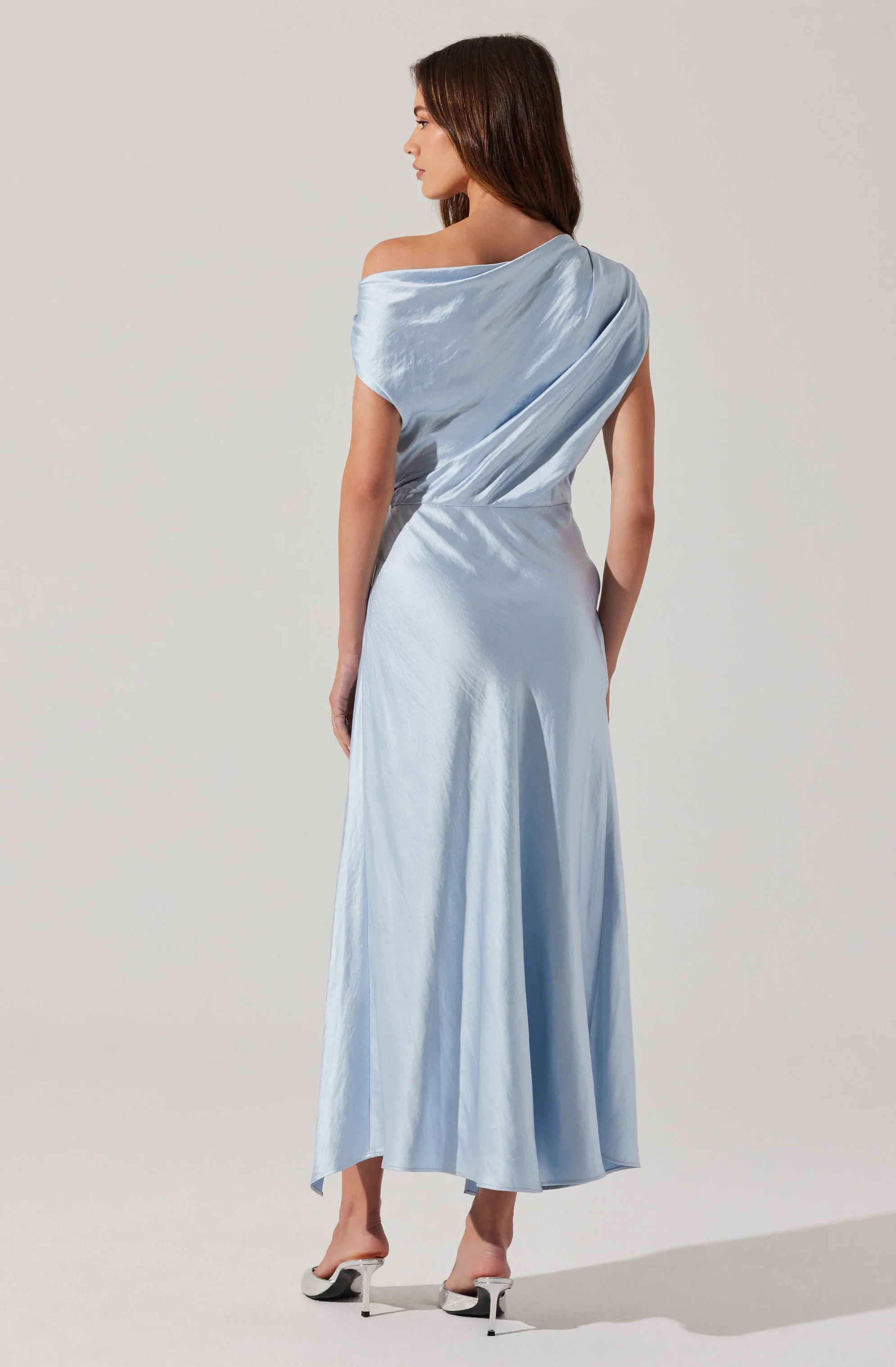 Mairyn Satin Midi Dress