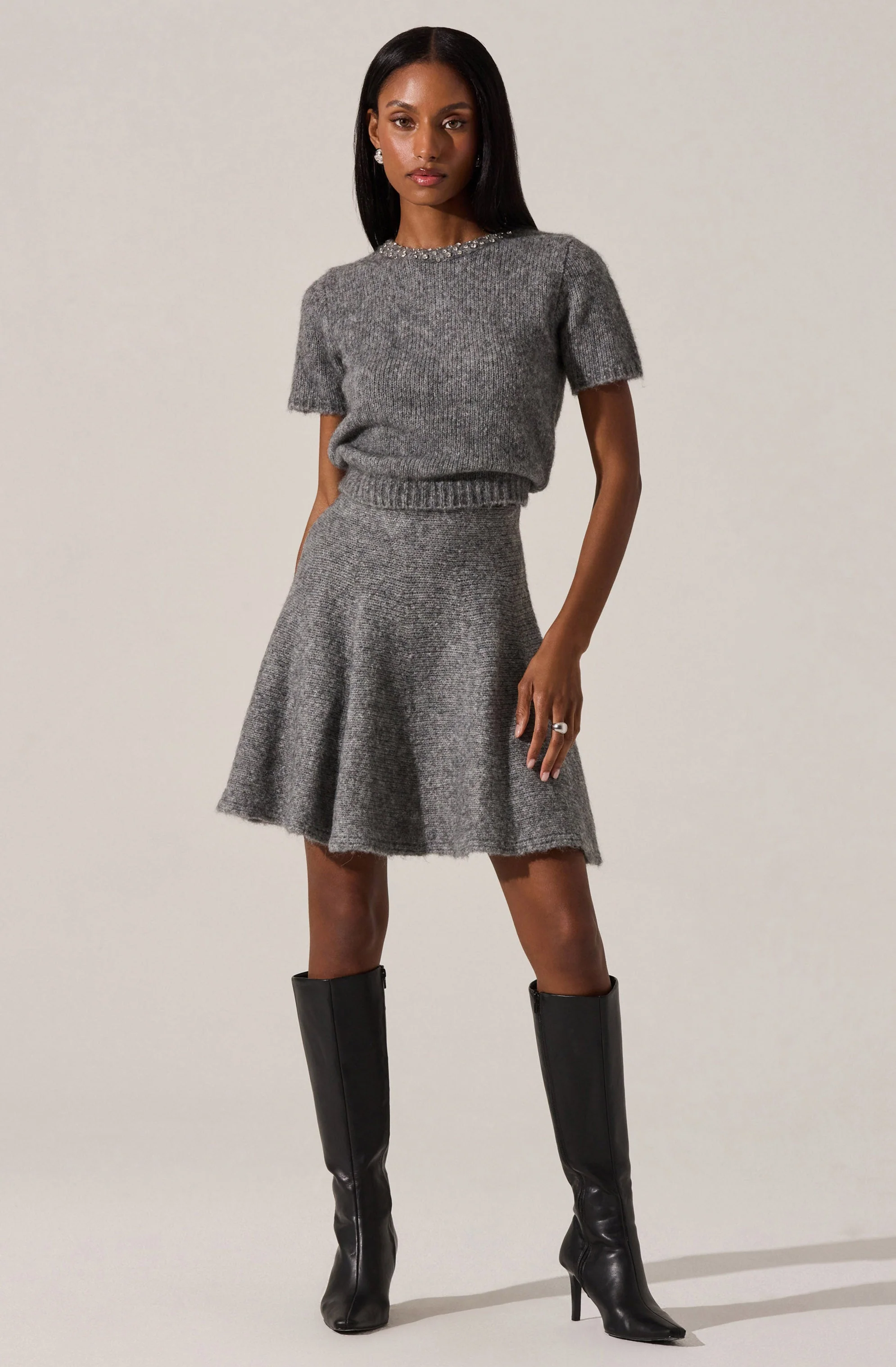 Malvie Embellished Crewneck Sweater