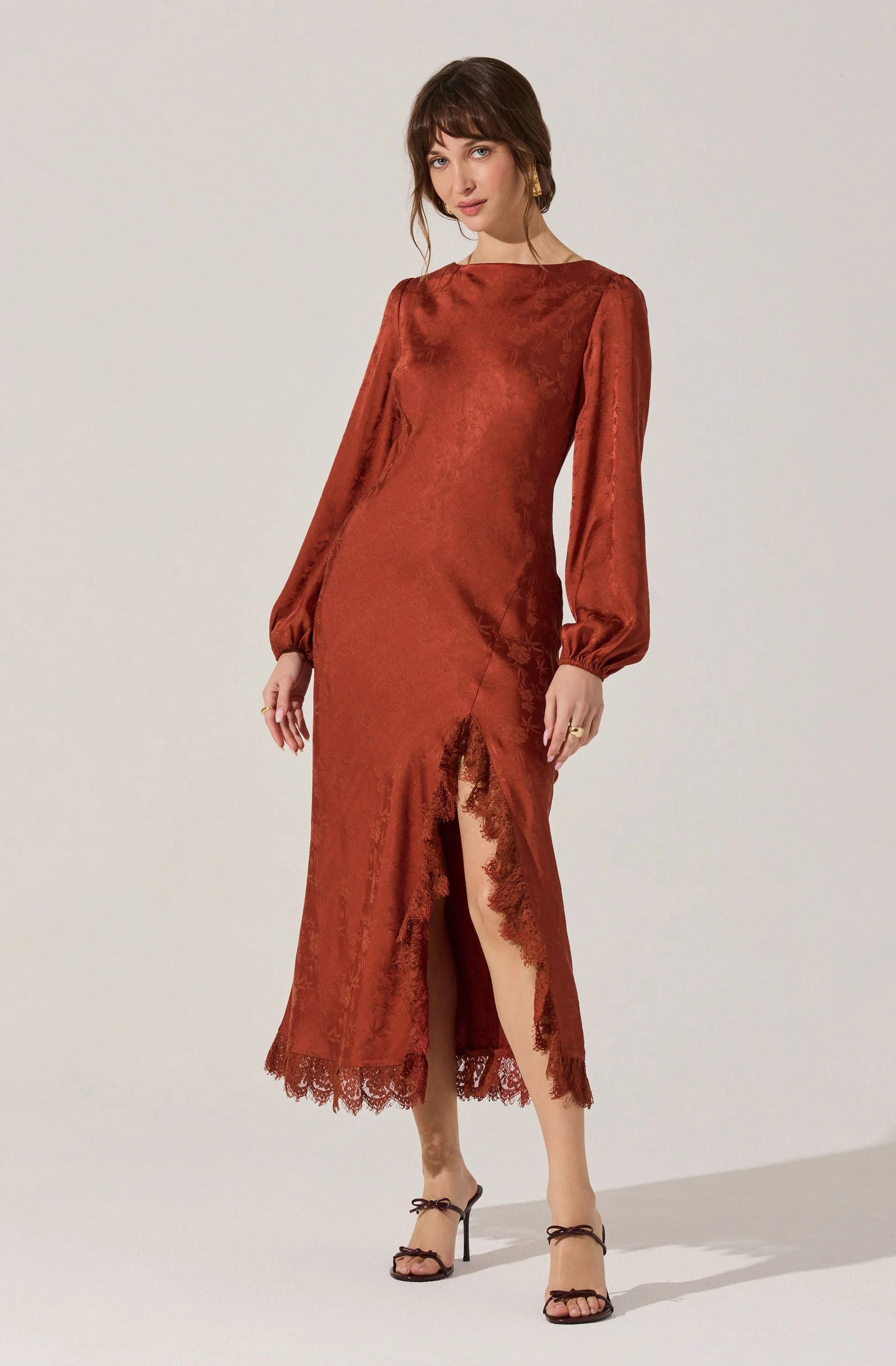 Ilaria Jacquard Midi Dress