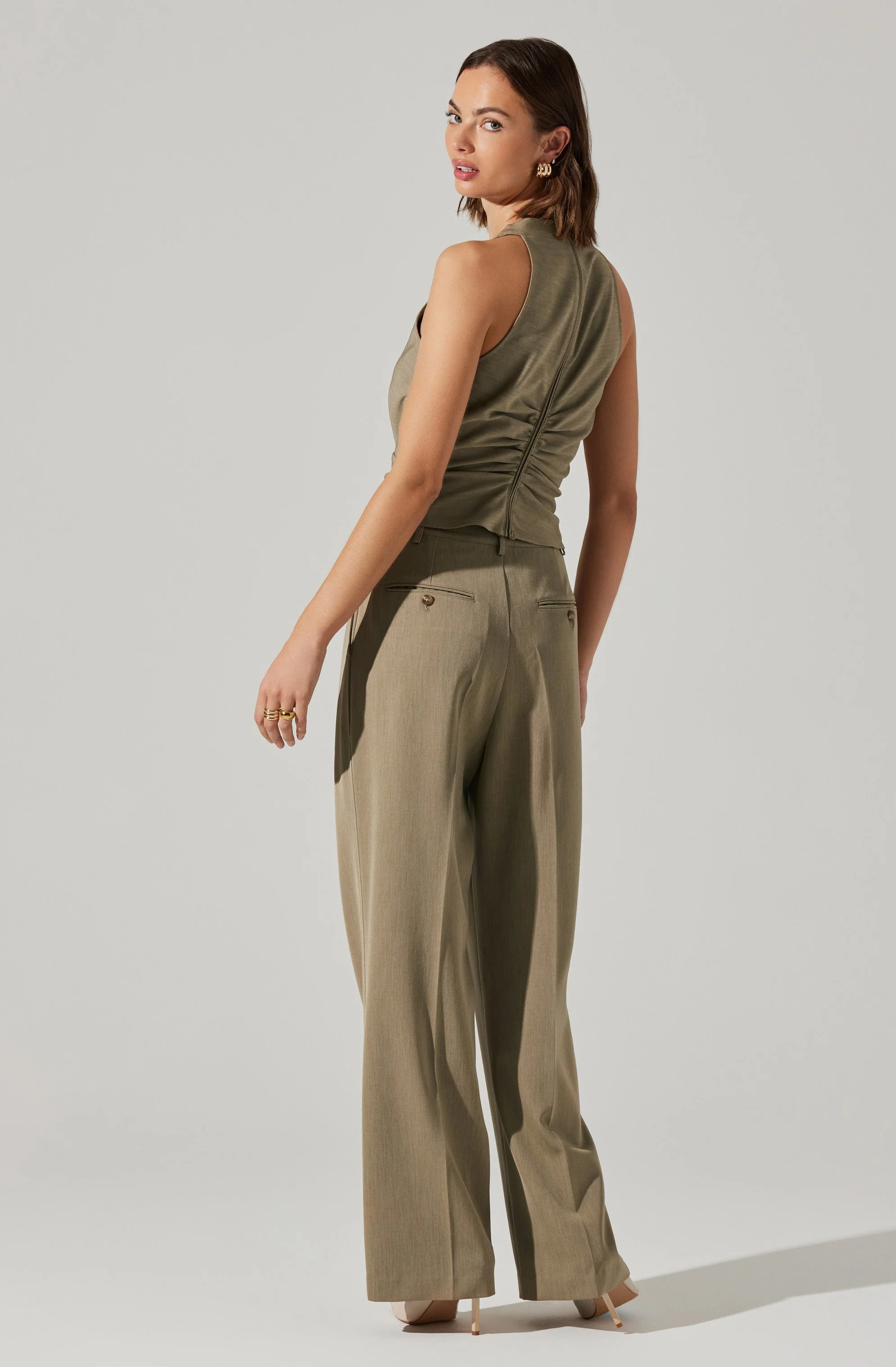 Faria Twist Front Crop Top