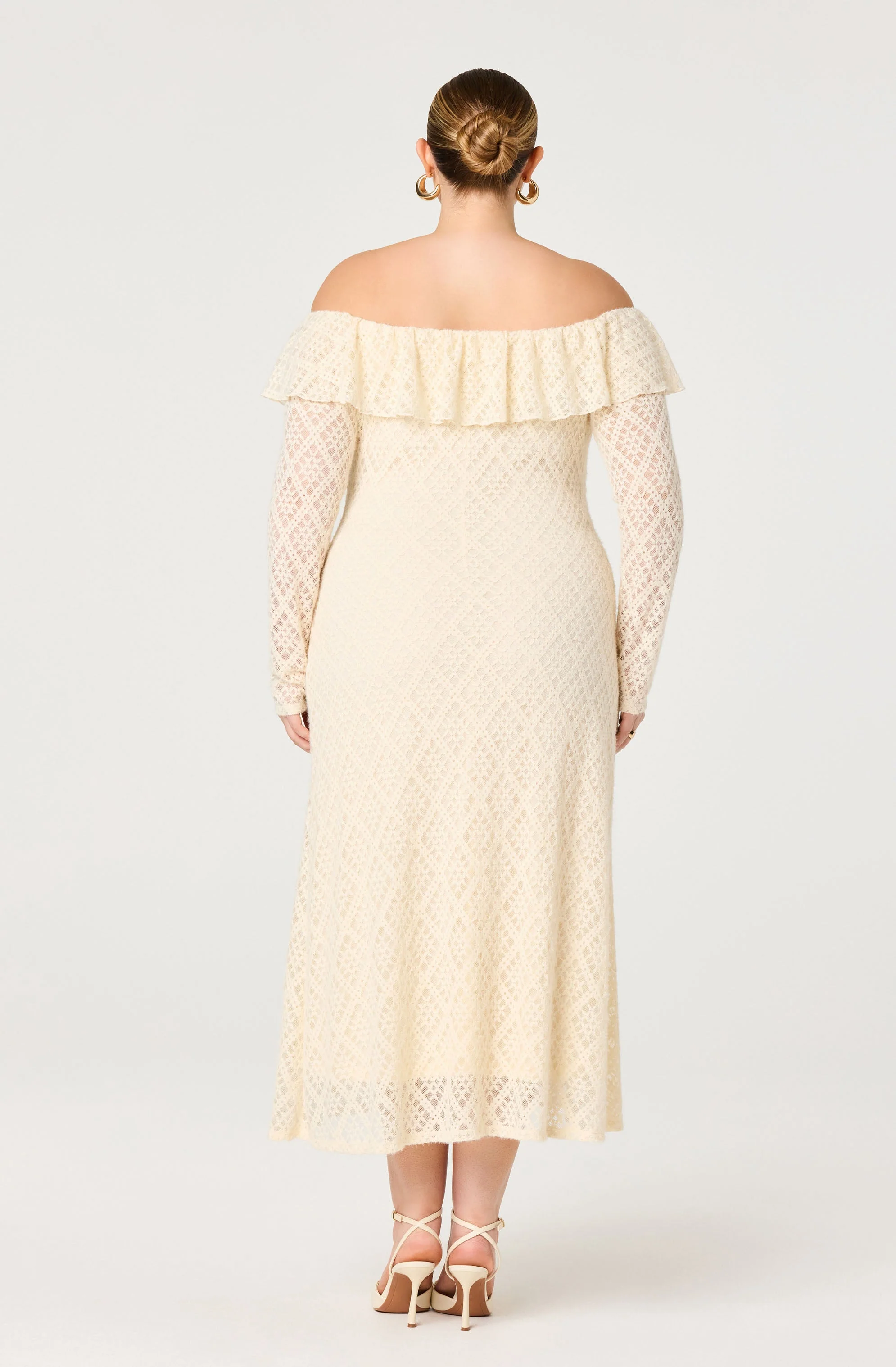 Dorian Ruffle Off Shoulder Dress