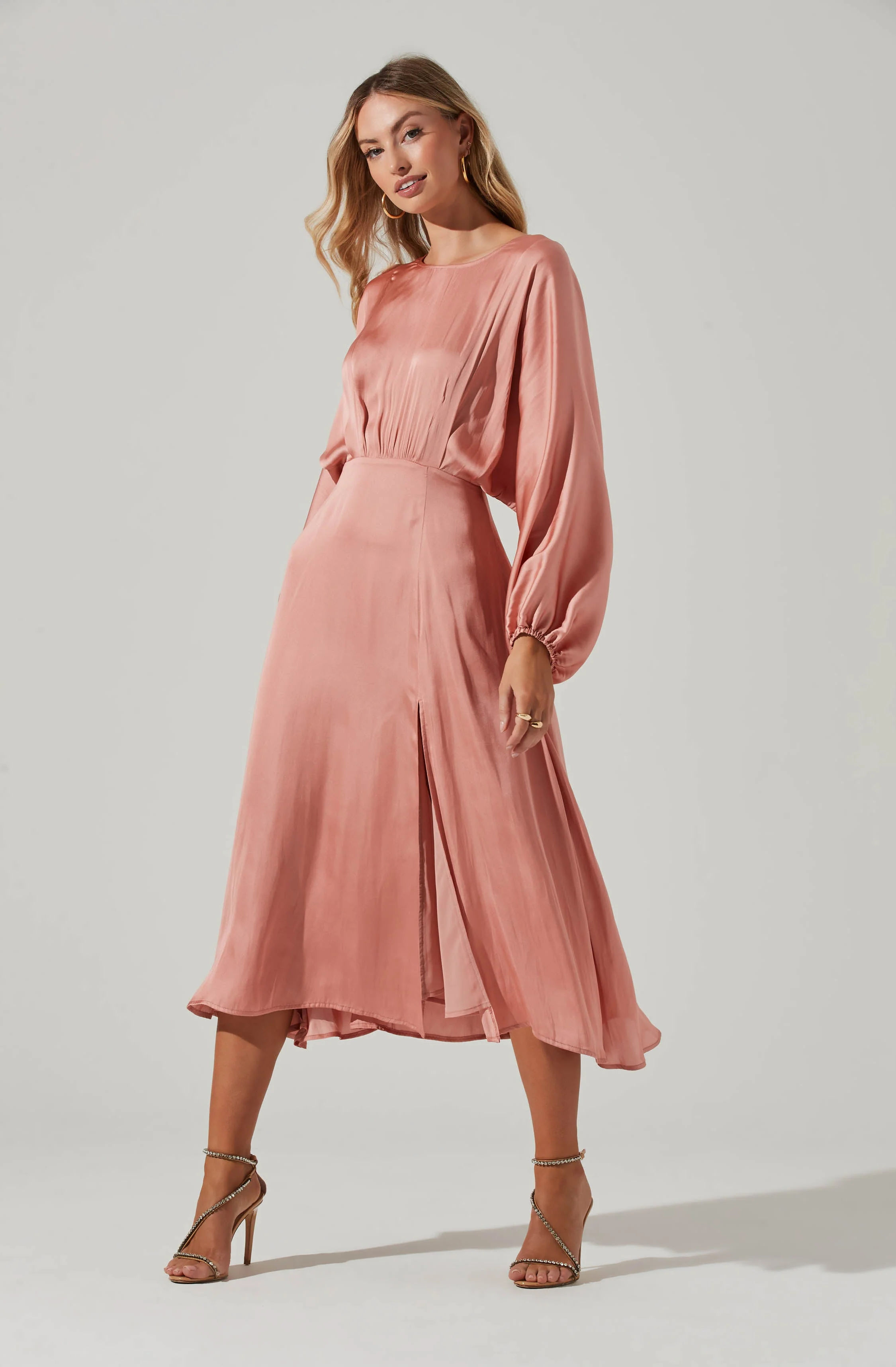Marin Dolman Sleeve Midi Dress