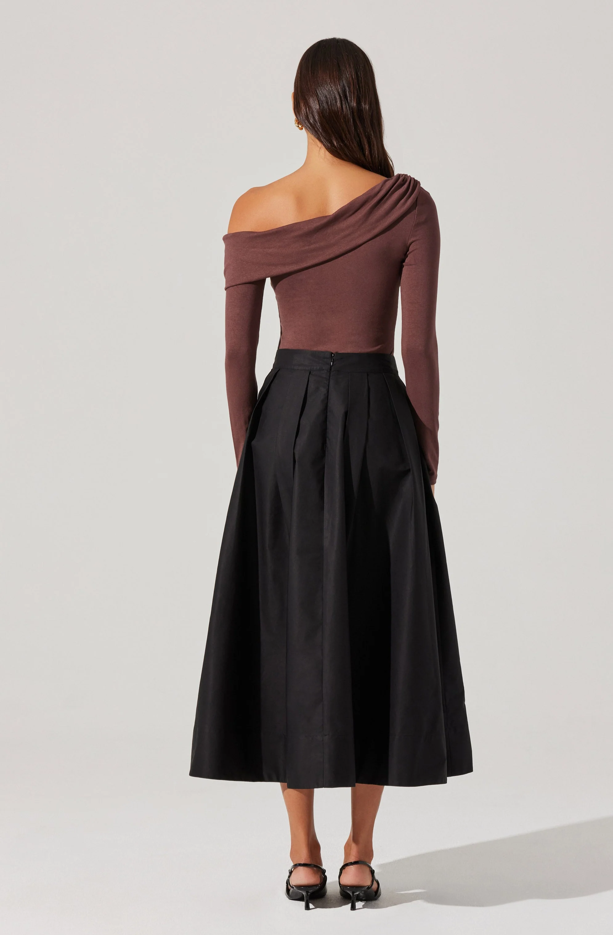 Draped Off Shoulder Top