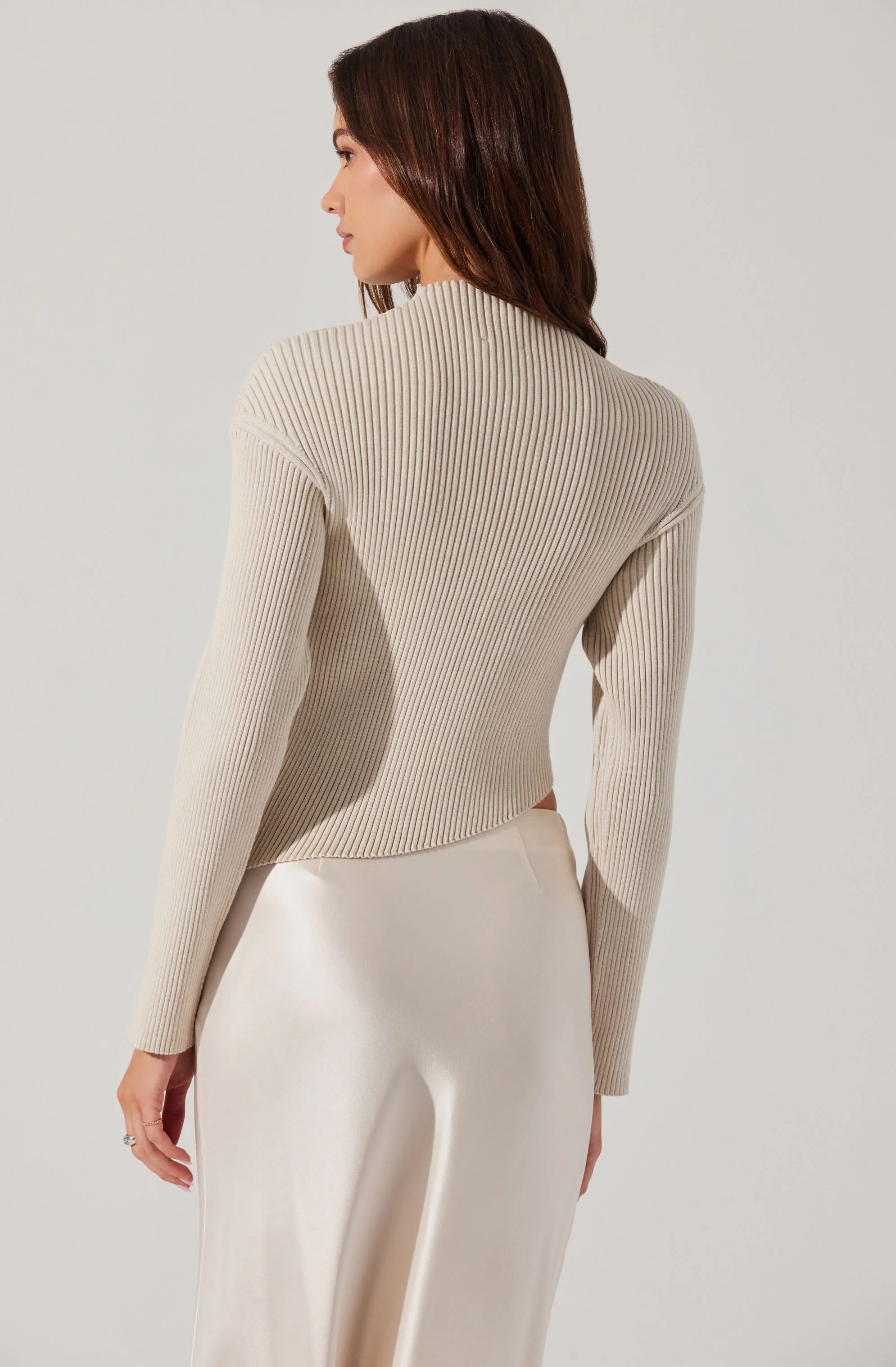 Essary Ribbed Knit Sweater